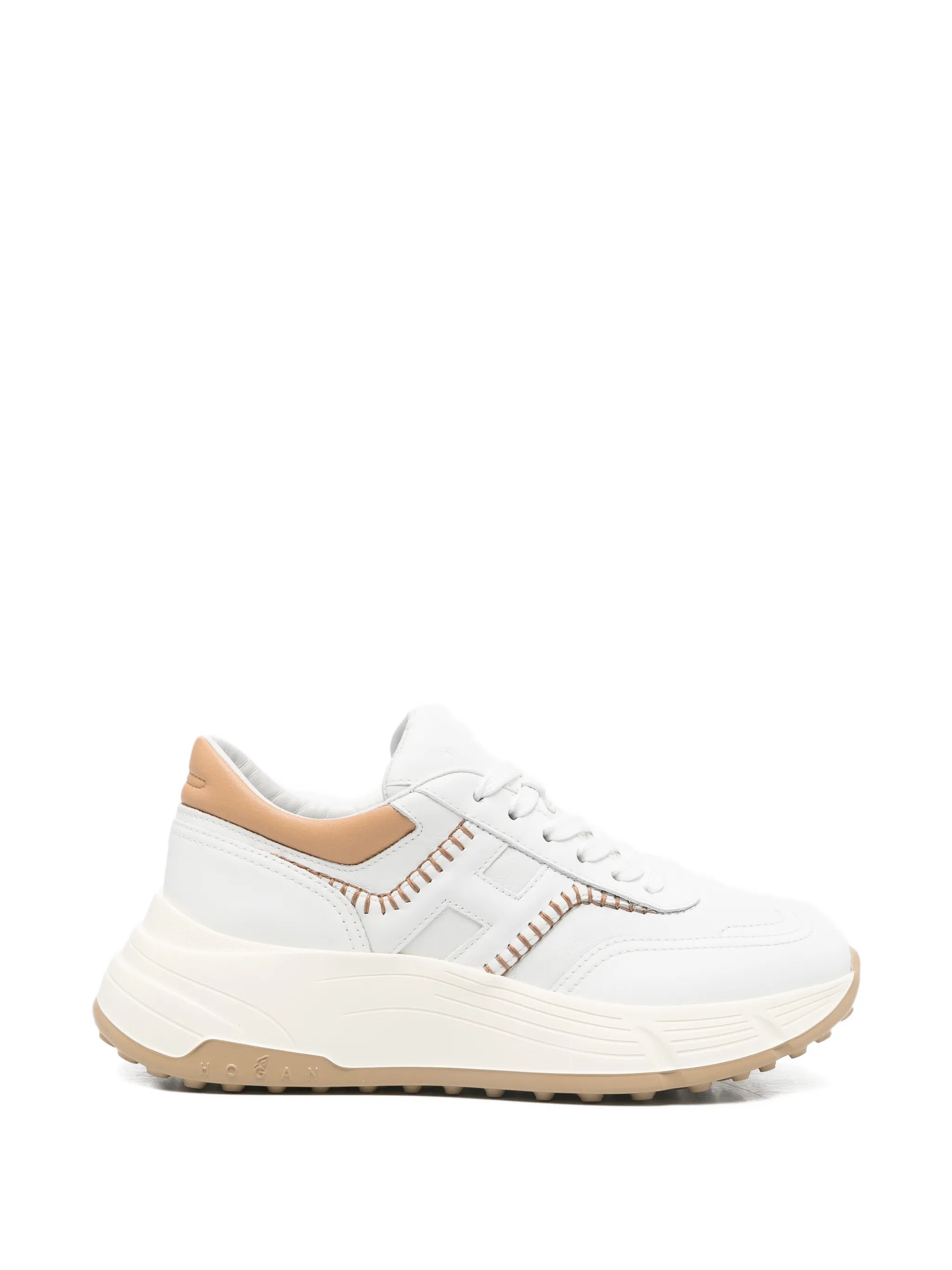 Hogan Hogan Hi-Fi Lace-up Leather Sneakers, view 2
