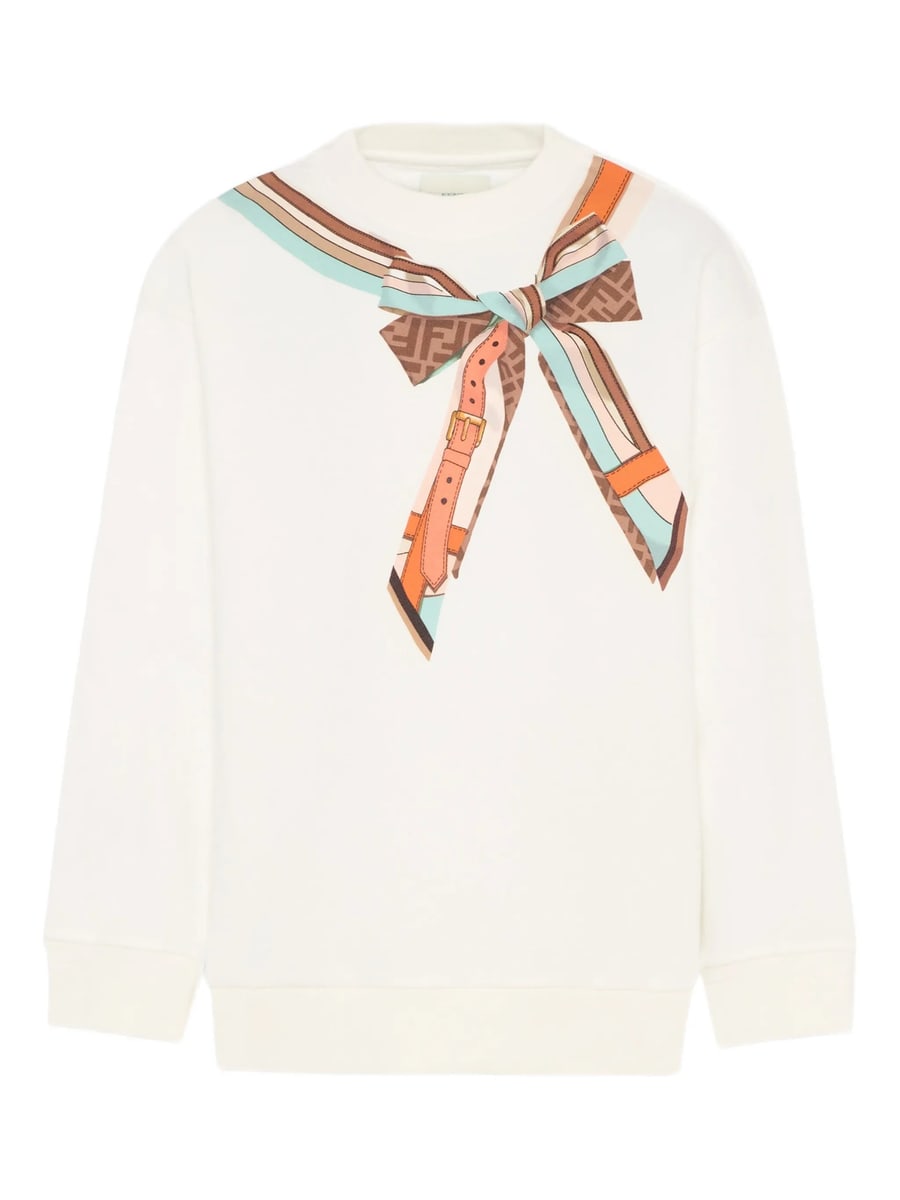 Fendi Fendi Bow Crew-neck Sweatshirt