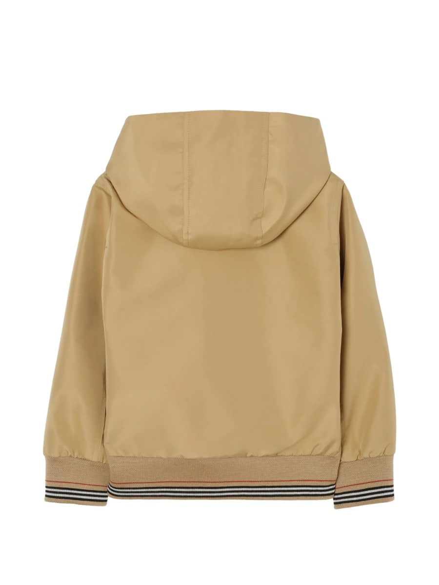 Burberry Burberry Hooded Check-trim Jacket, view 2