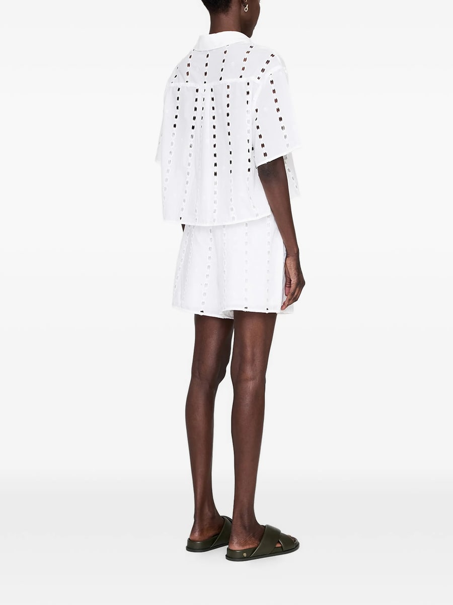 Anine Bing Anine Bing Eyelet Kam Shorts, view 2