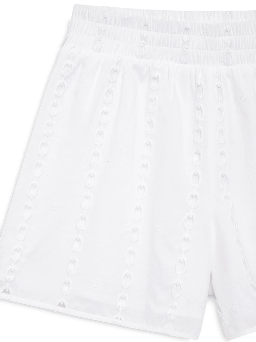 Anine Bing Anine Bing Eyelet Kam Shorts, view 4