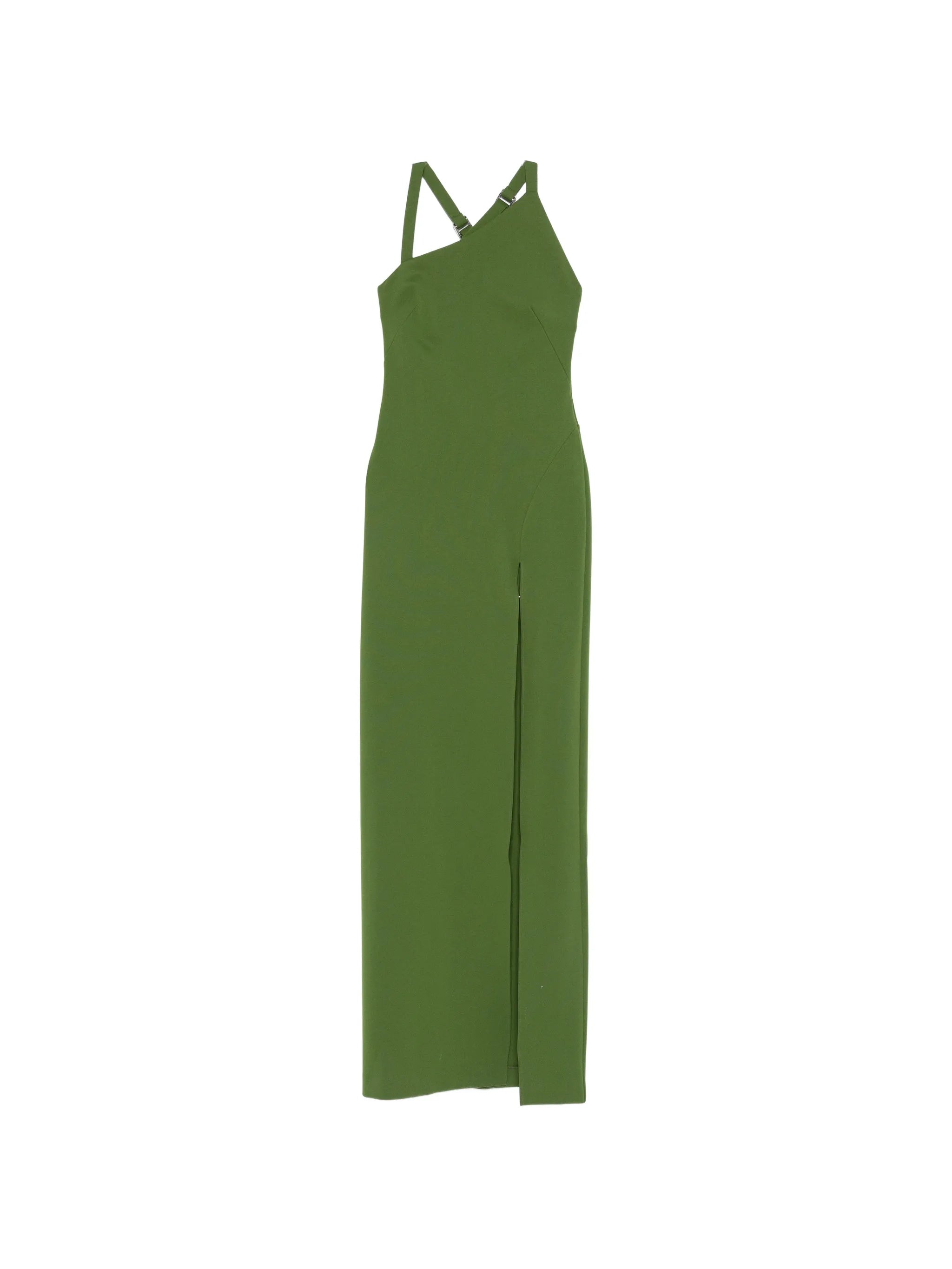 The Attico The Attico Asymmetric-neck Maxi Dress