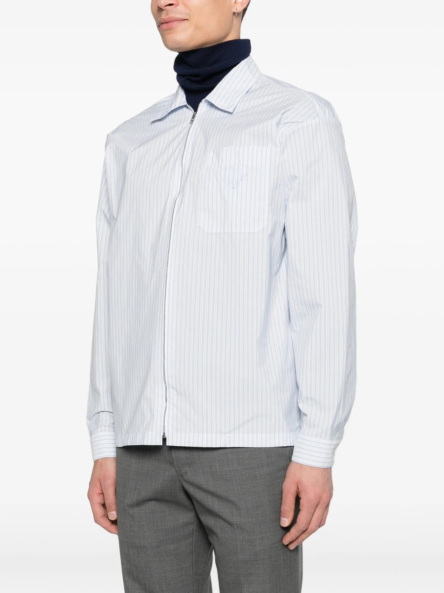 Prada Prada Re-Nylon Zipper Shirt, view 2