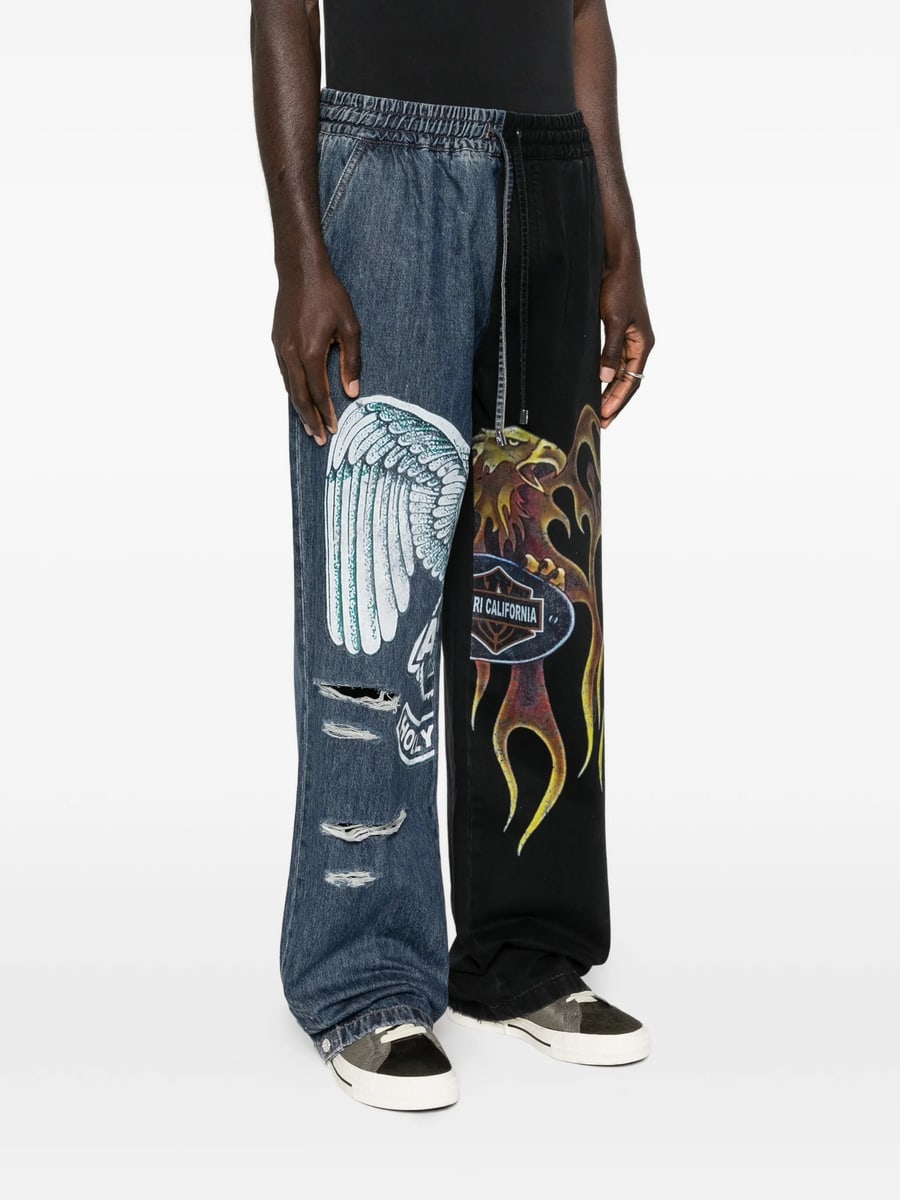 Amiri Amiri Printed Jeans, view 3