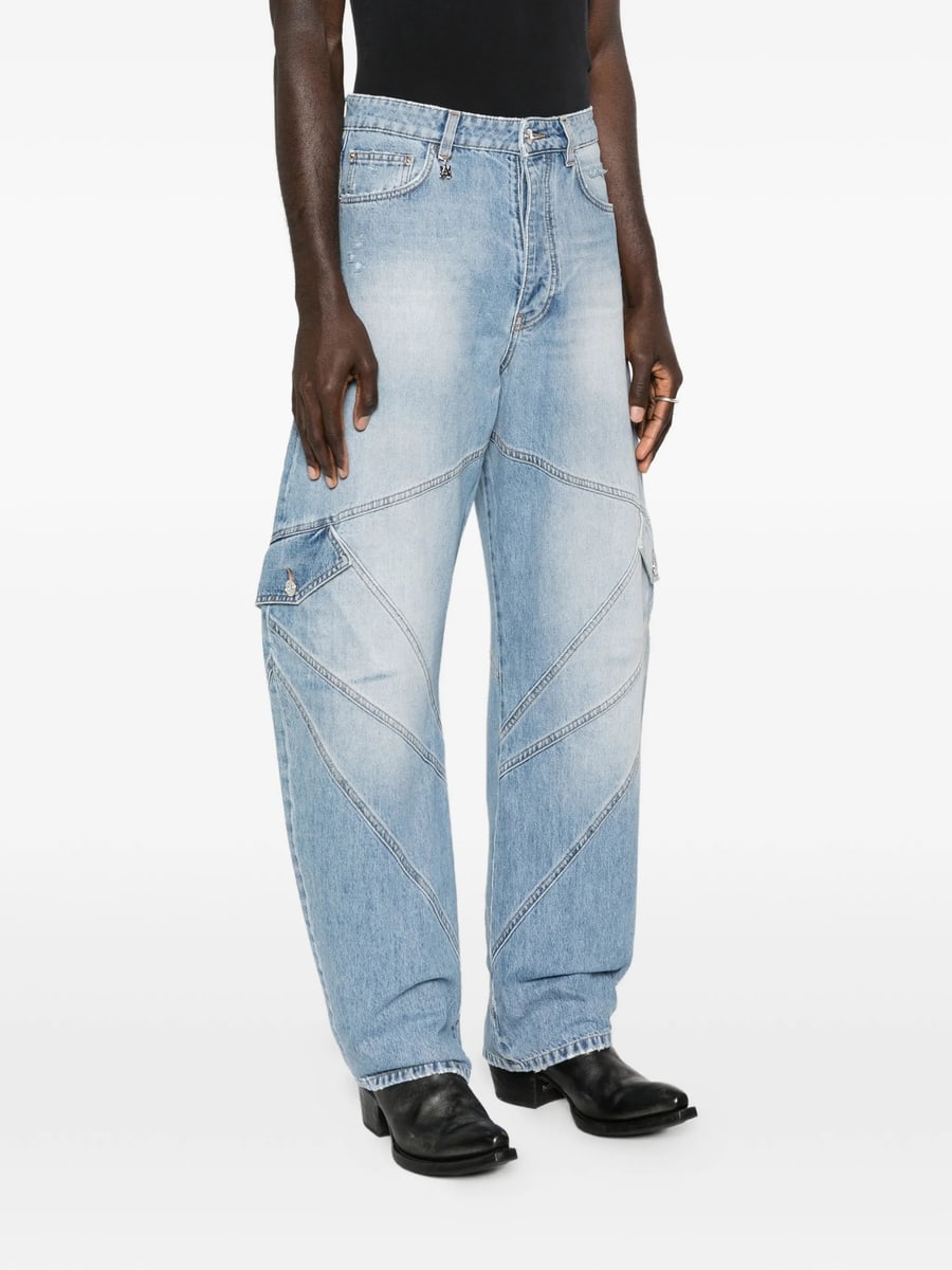 Amiri Amiri Paneled Jeans, view 2