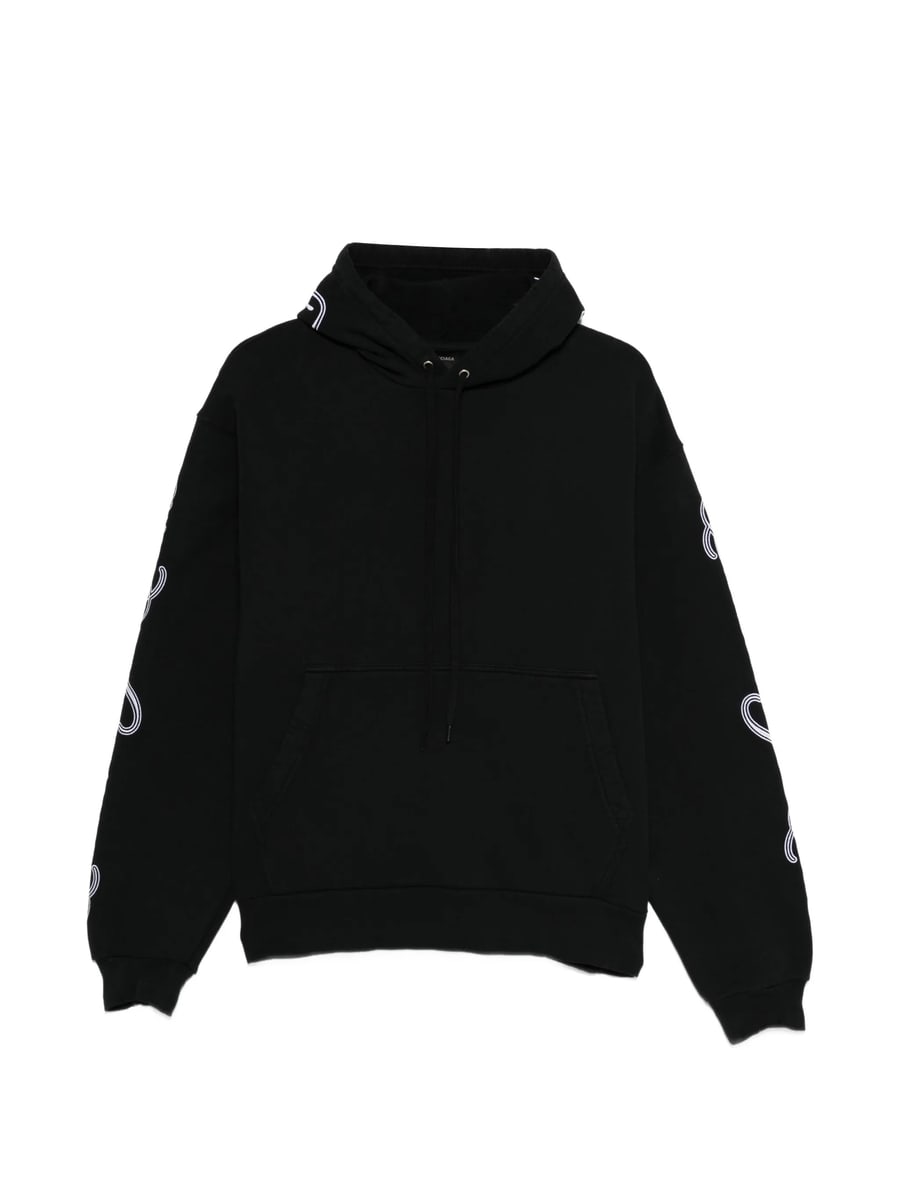 Balenciaga Balenciaga Logo-sleeve Hoodie