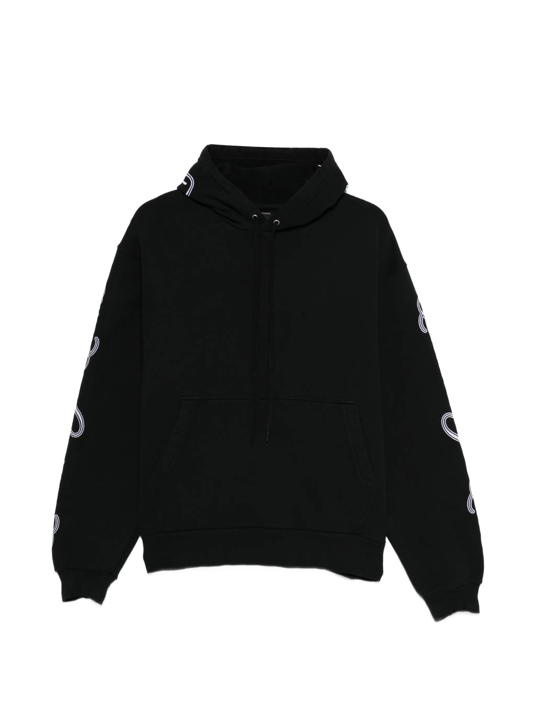 Balenciaga Balenciaga Logo-sleeve Hoodie