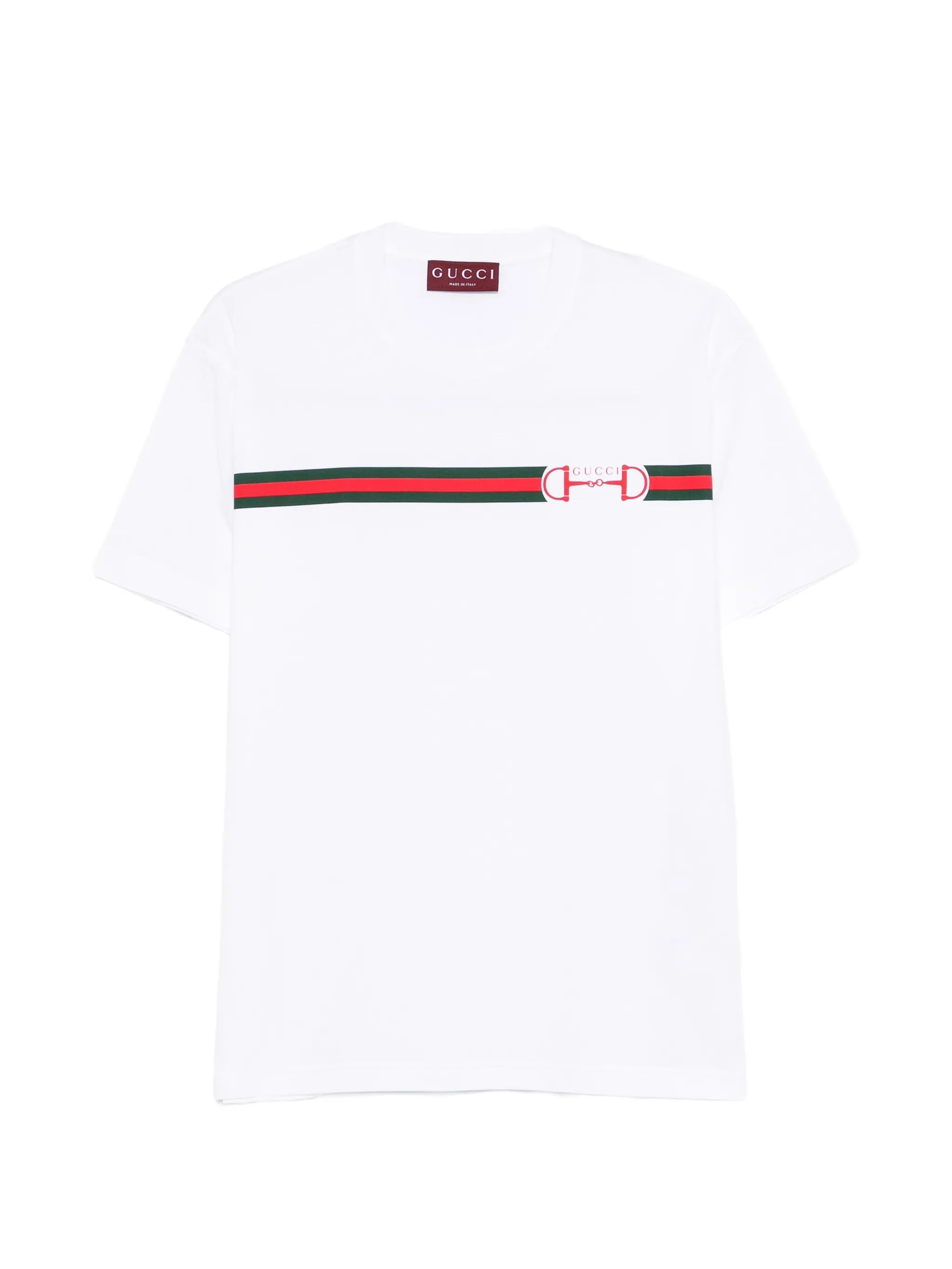 Gucci Gucci Horsebit Web-stripe T-shirt