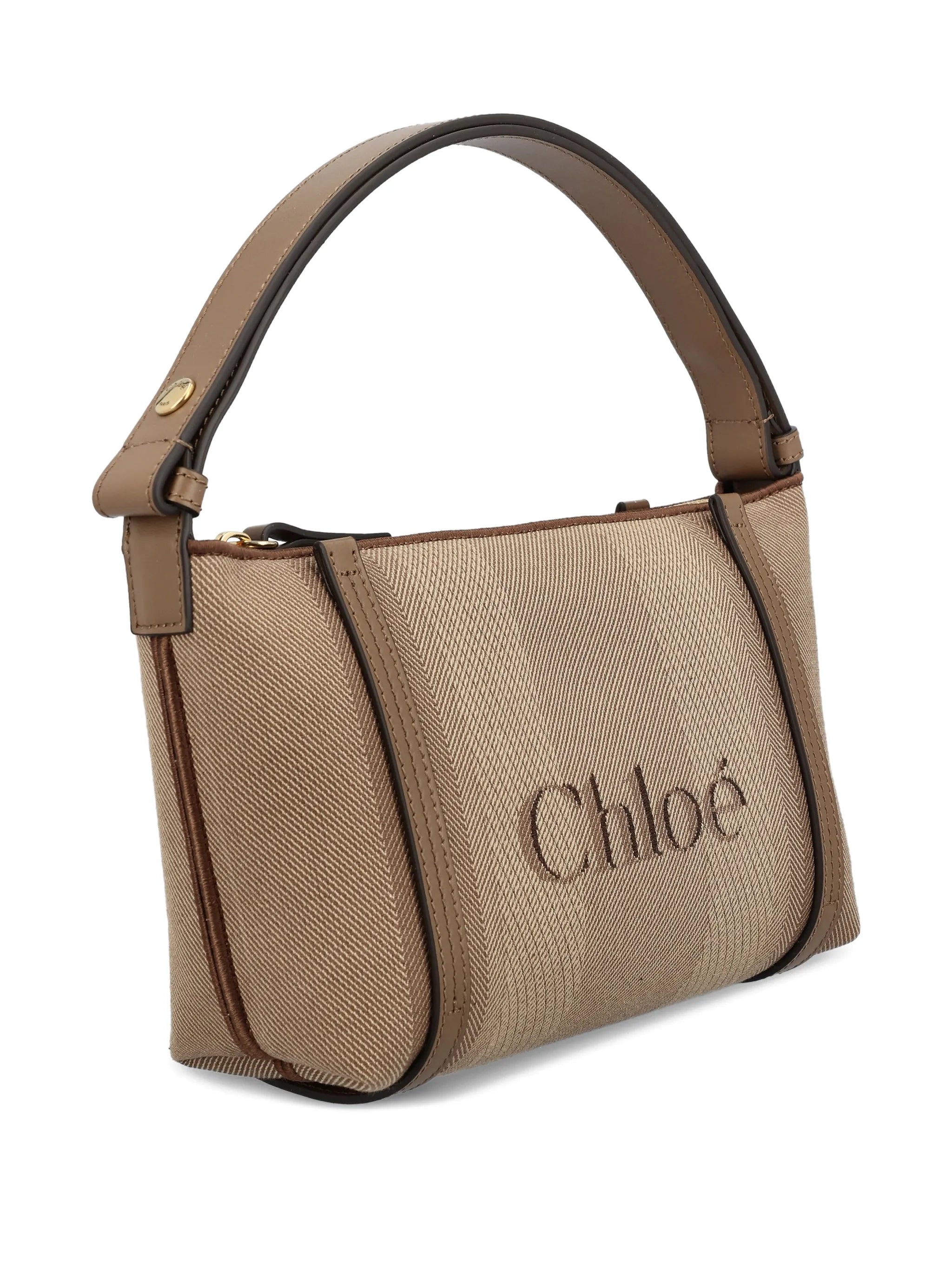 Chloé Chloé Carry Logo-embossed Tote Bag, view 2