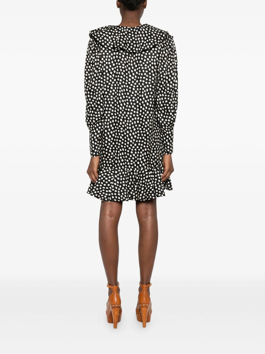 Chloé Chloé Polka Dot-pattern Dress, view 3