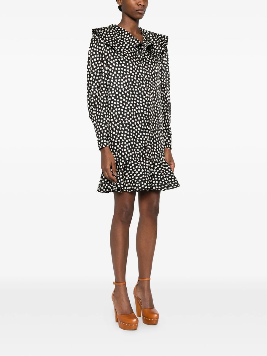 Chloé Chloé Polka Dot-pattern Dress, view 4