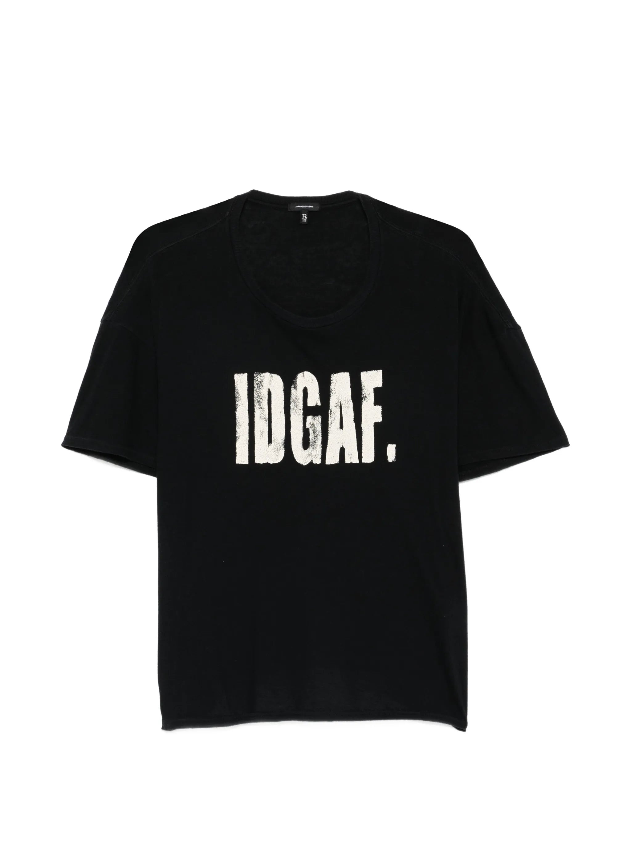 R13 R13 I Don't Give A F Graphic-print T-shirt