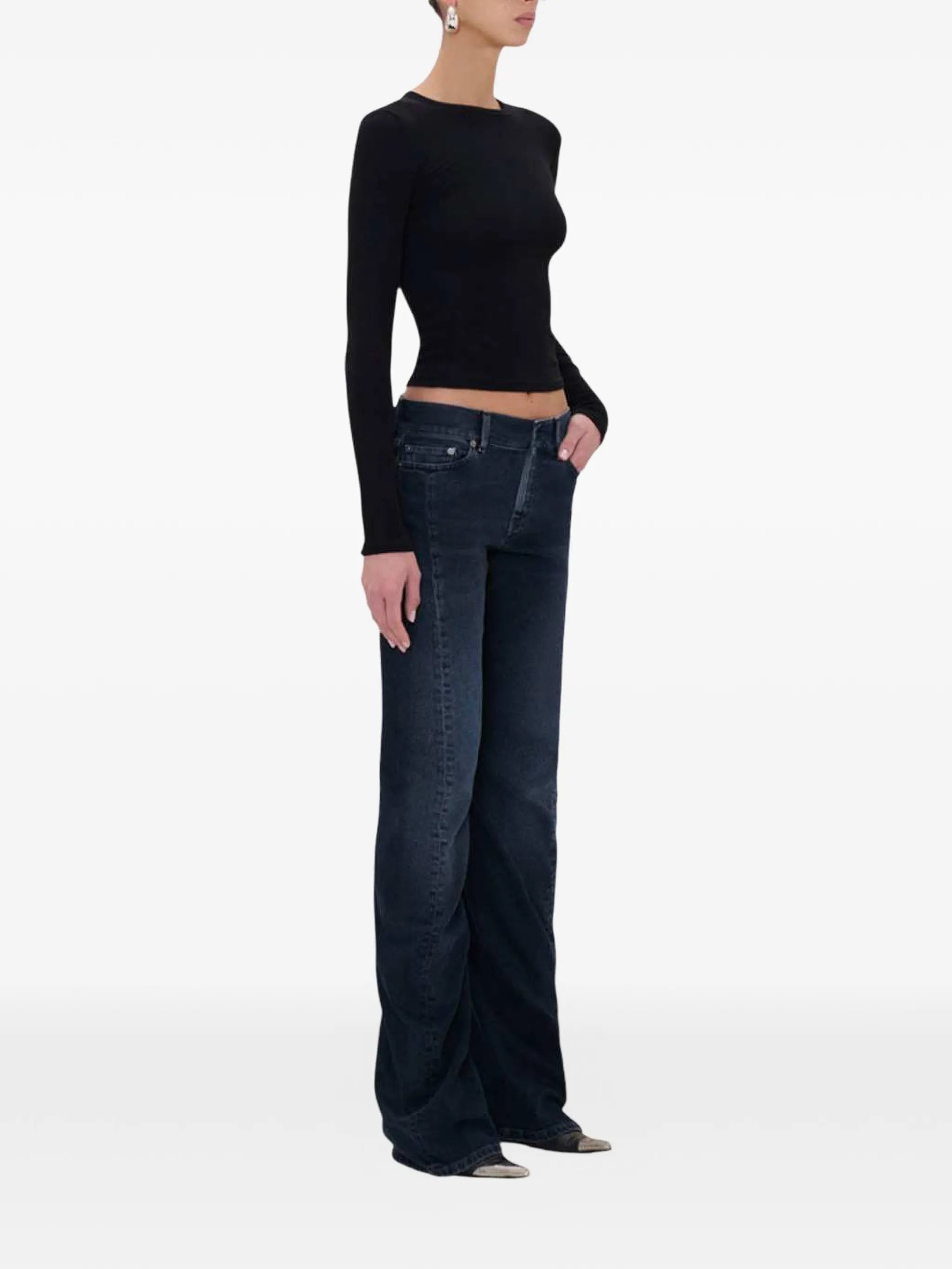Haikure Haikure Gery Five-pocket Jeans, view 2