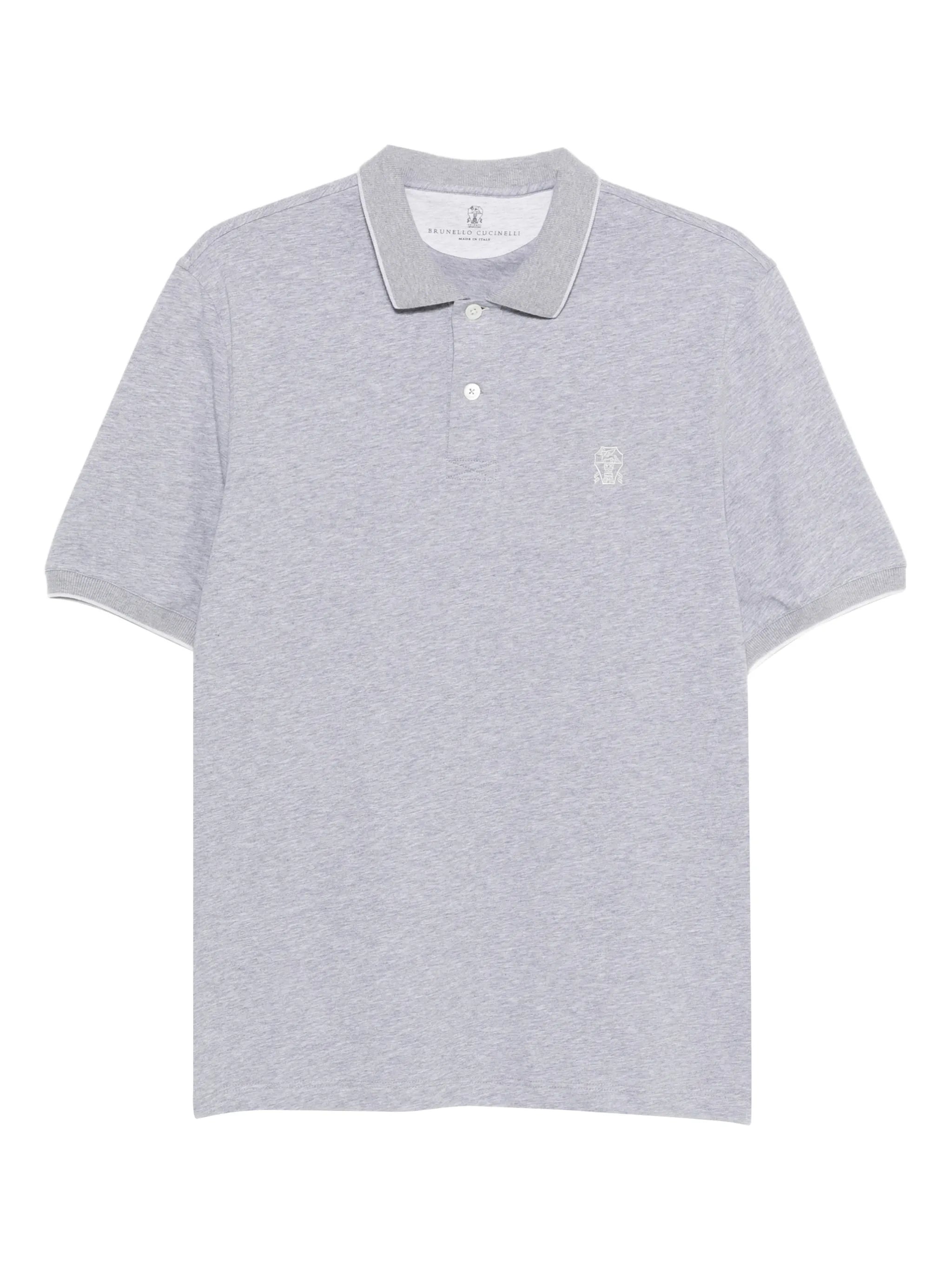 Brunello Cucinelli Brunello Cucinelli Embroidered Short-sleeve Polo Shirt