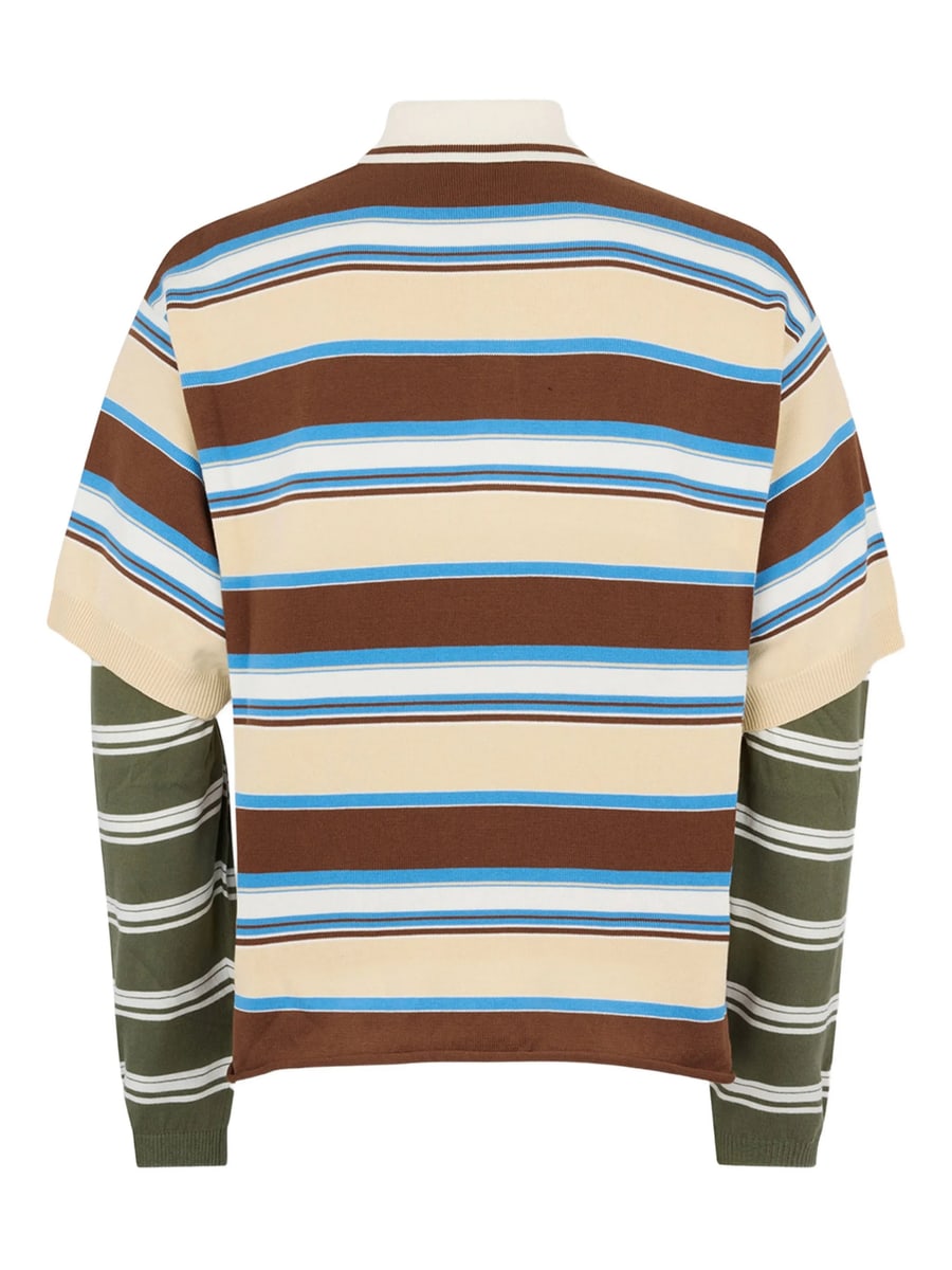Dsquared2 Dsquared2 Striped Long Sleeves Polo, view 2