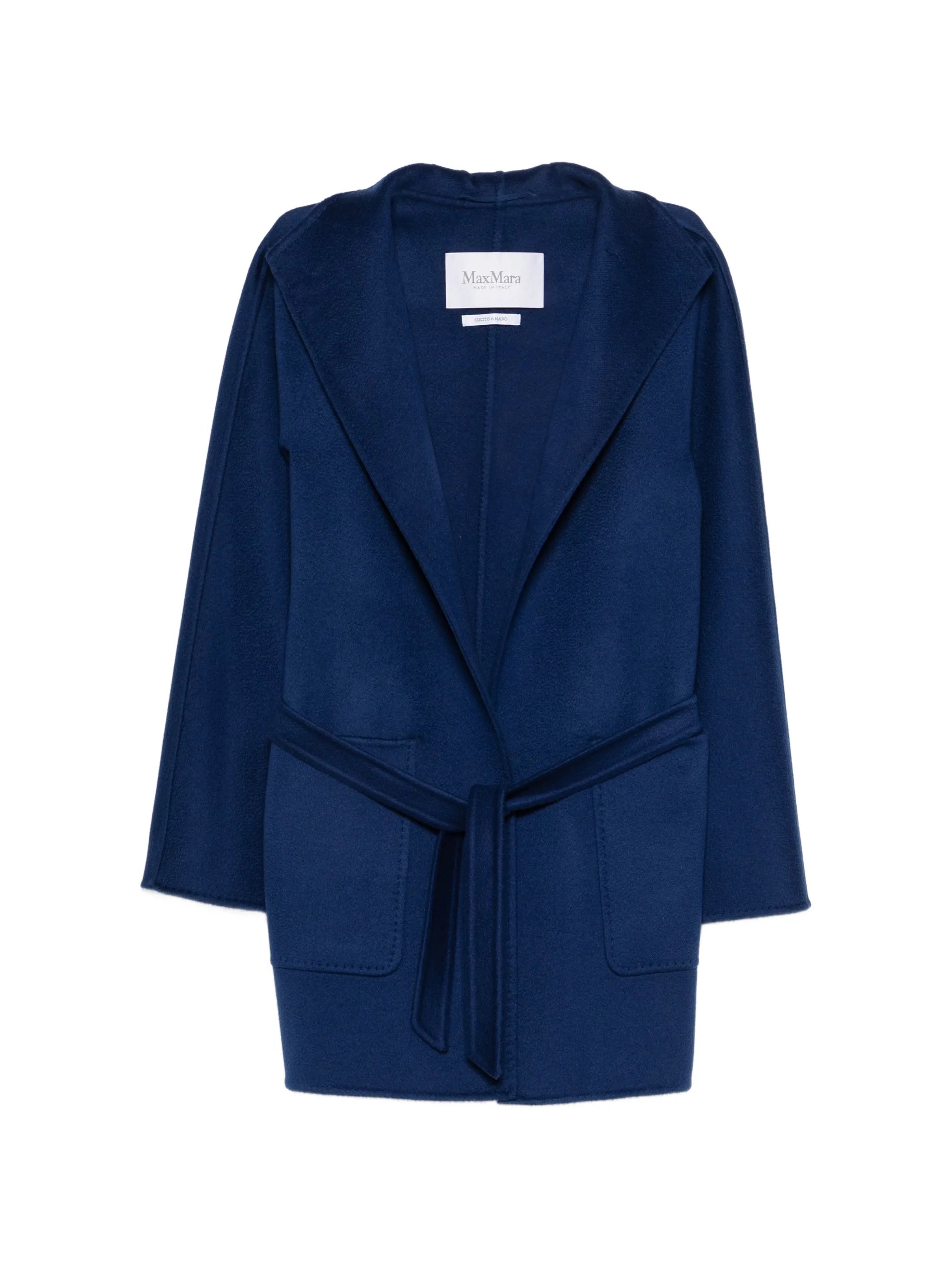Max Mara Max Mara Hooded Belted Coat