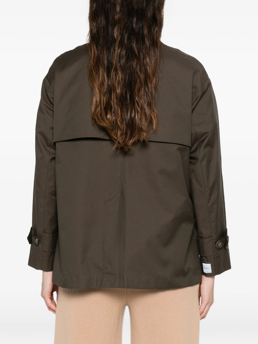 Max Mara The Cube Max Mara The Cube Logo-patch Double-breasted Coat, view 2