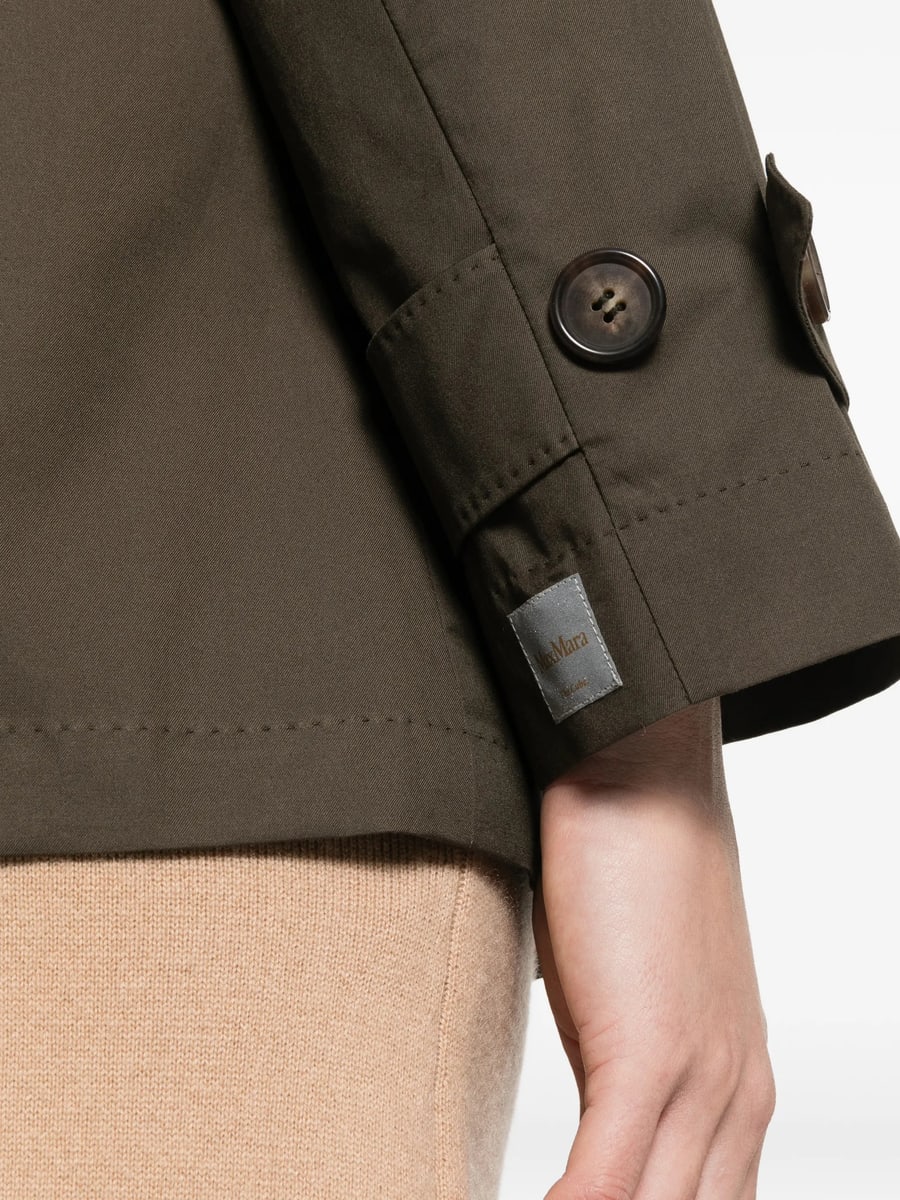 Max Mara The Cube Max Mara The Cube Logo-patch Double-breasted Coat, view 3