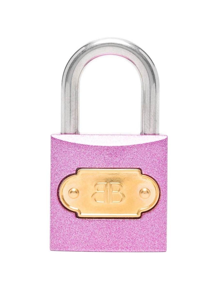 Balenciaga Balenciaga Logo Charm Keyring