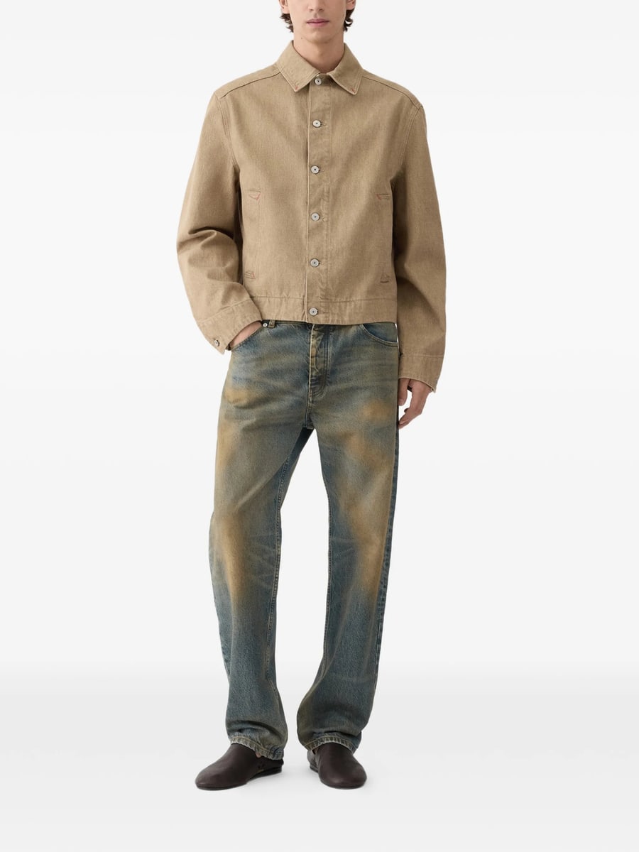 Jacquemus Jacquemus Mirada De-Nîmes Button Jacket, view 2