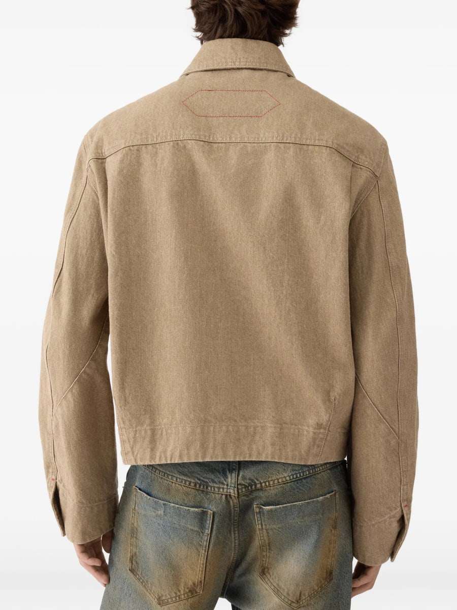 Jacquemus Jacquemus Mirada De-Nîmes Button Jacket, view 3