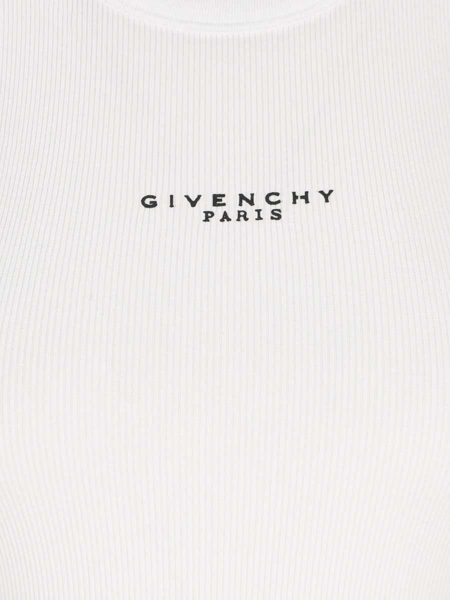 Givenchy Givenchy Logo Ribbed Tank Top, view 4