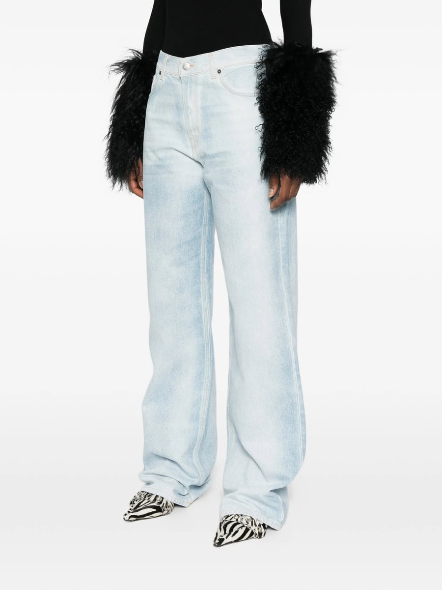 Haikure Haikure Five-pocket Belt-loop Jeans, view 5