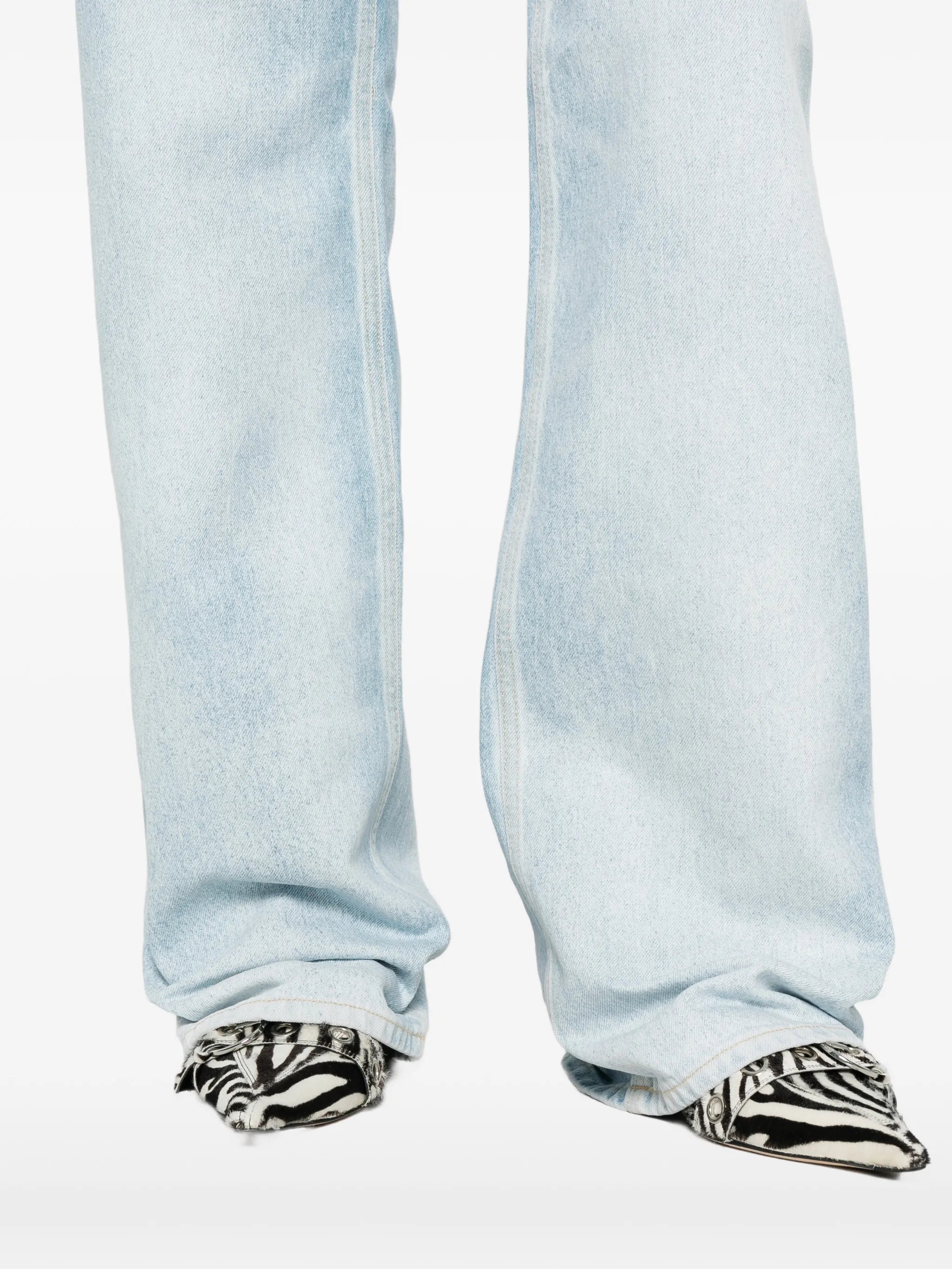 Haikure Haikure Five-pocket Belt-loop Jeans, view 2