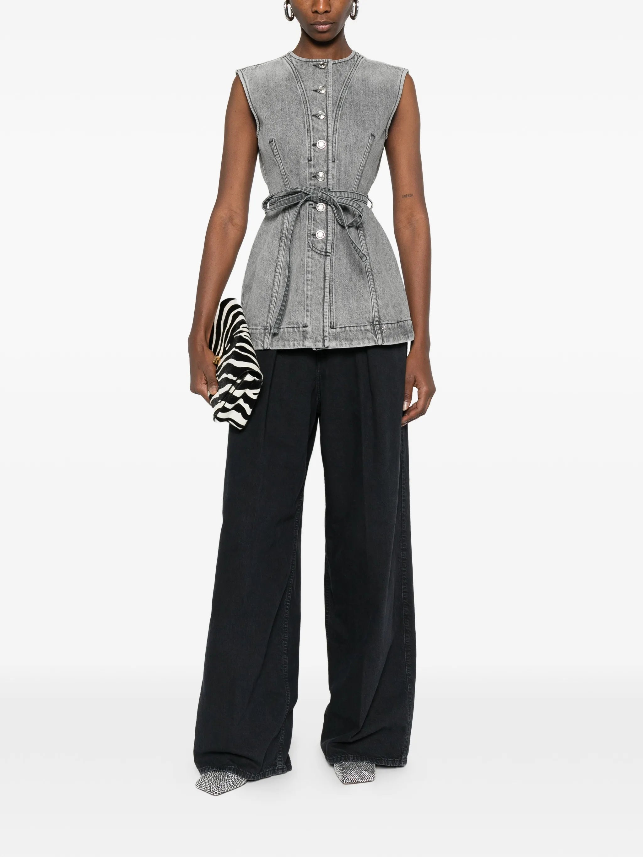 Haikure Haikure Candy Wide-leg Jeans, view 2