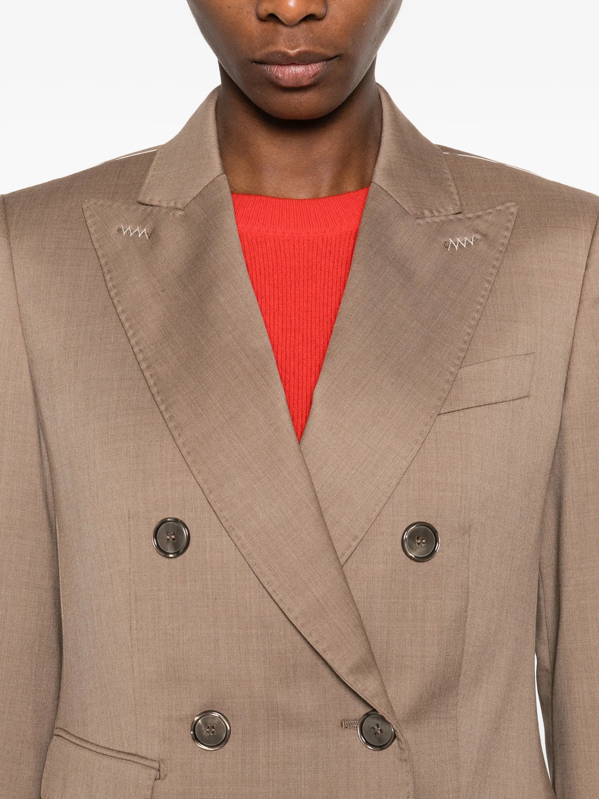 Max Mara Max Mara Double-breasted Wool Blazer, view 2