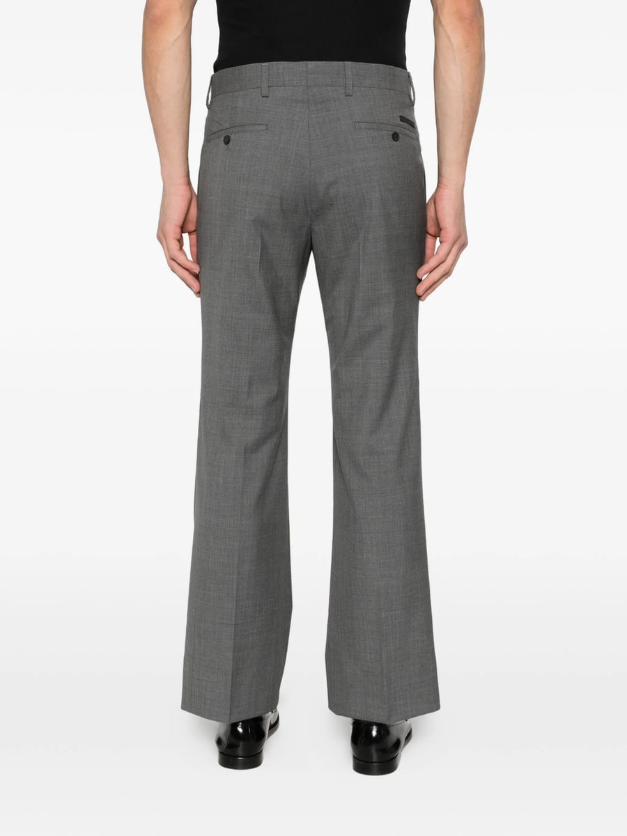 Prada Prada Grey Tailored Trousers, view 3