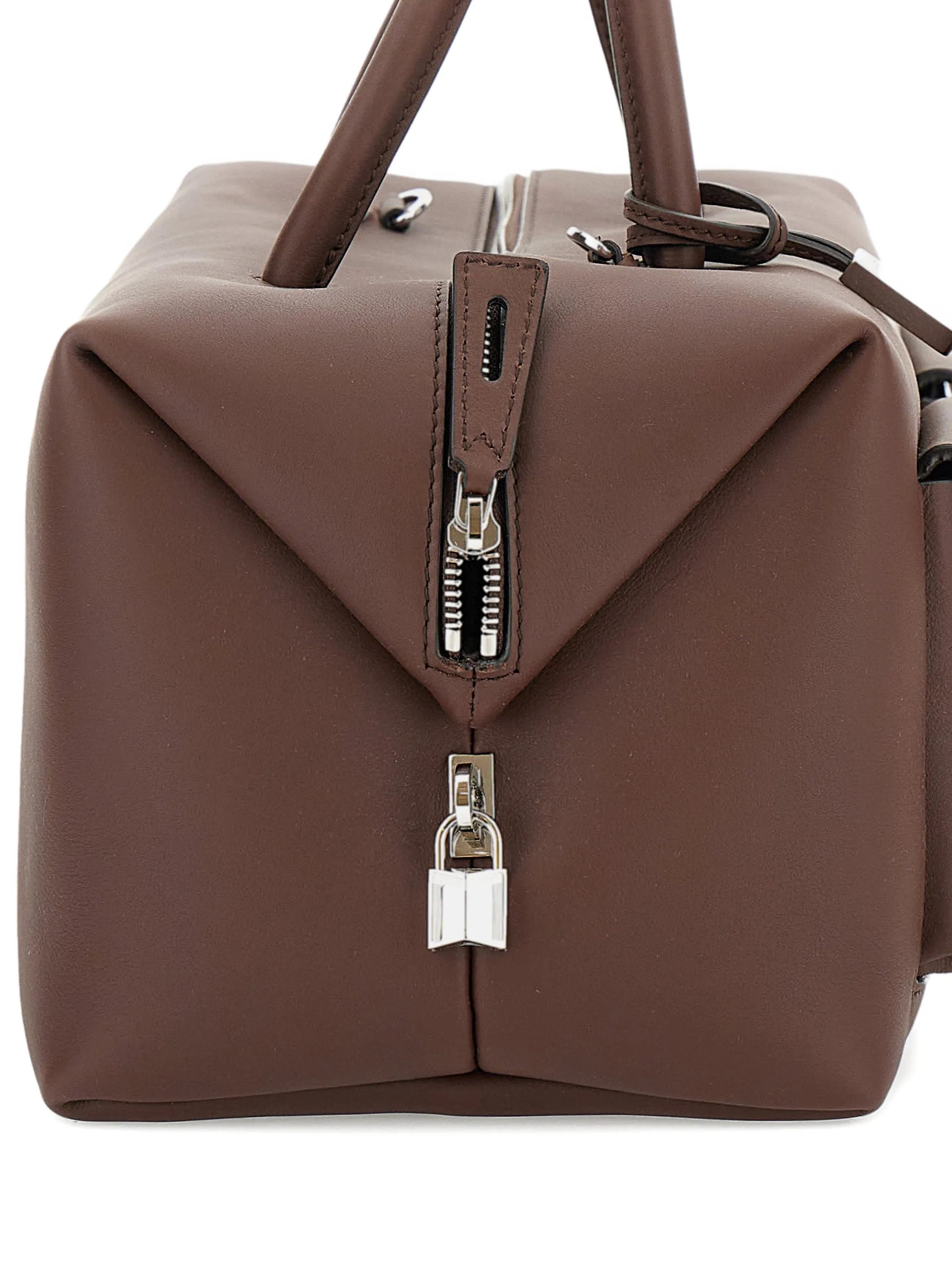 Max Mara Max Mara Padlock Flap Leather Shoulder Bag, view 2