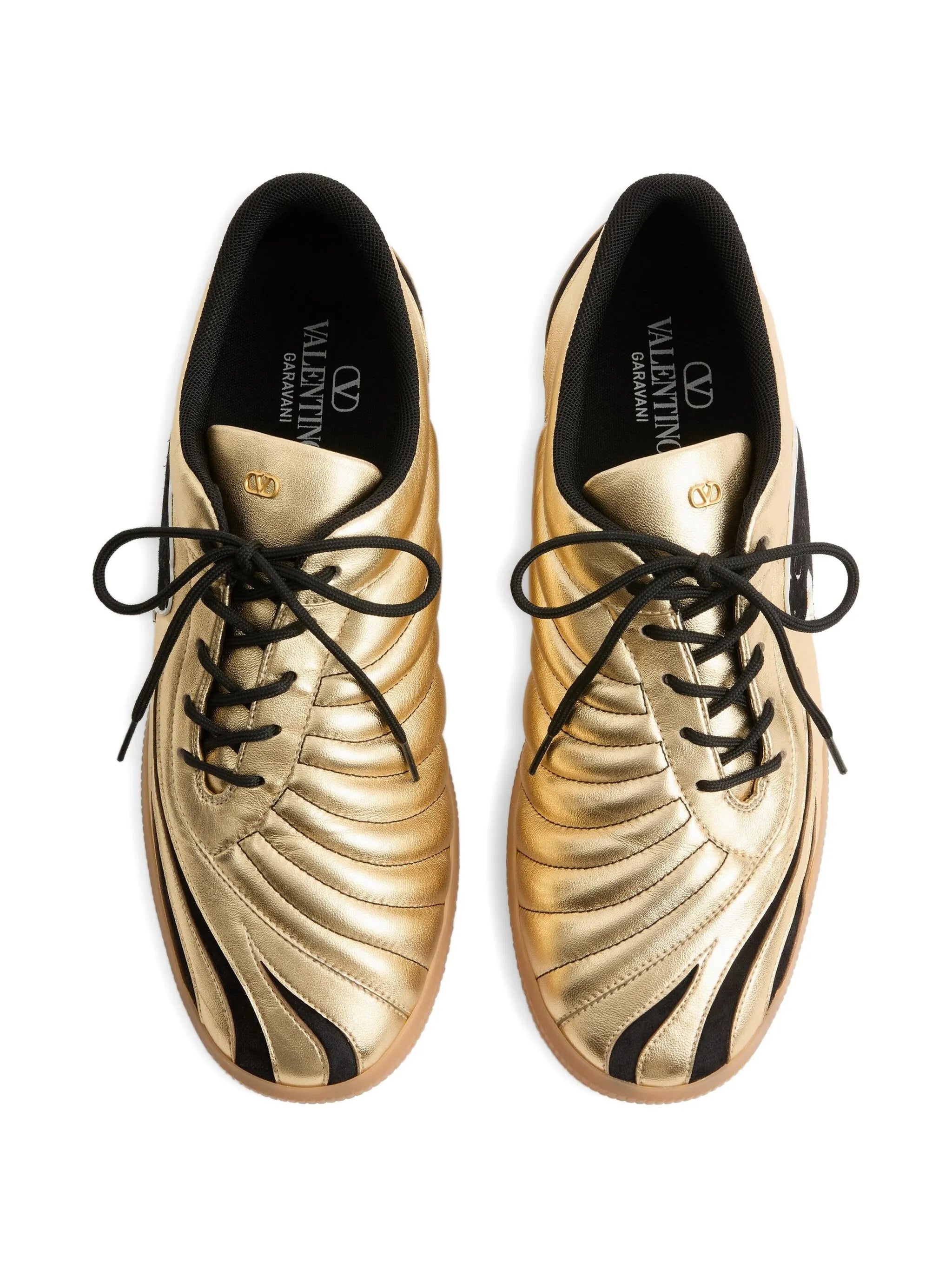 Valentino Garavani Valentino Garavani Kicky Sneaker In Laminated Nappa, view 2