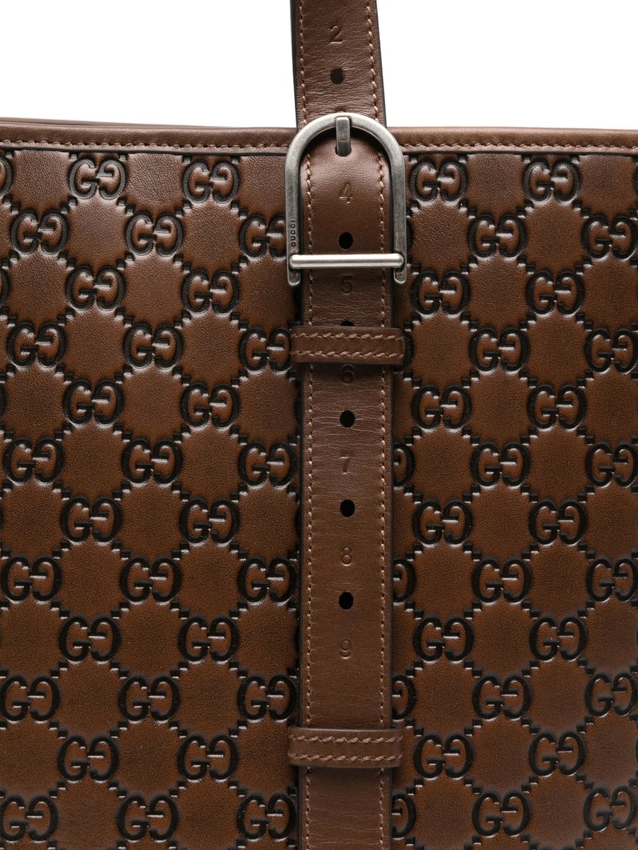 Gucci Gucci Logo-embossed Tote Bag, view 4