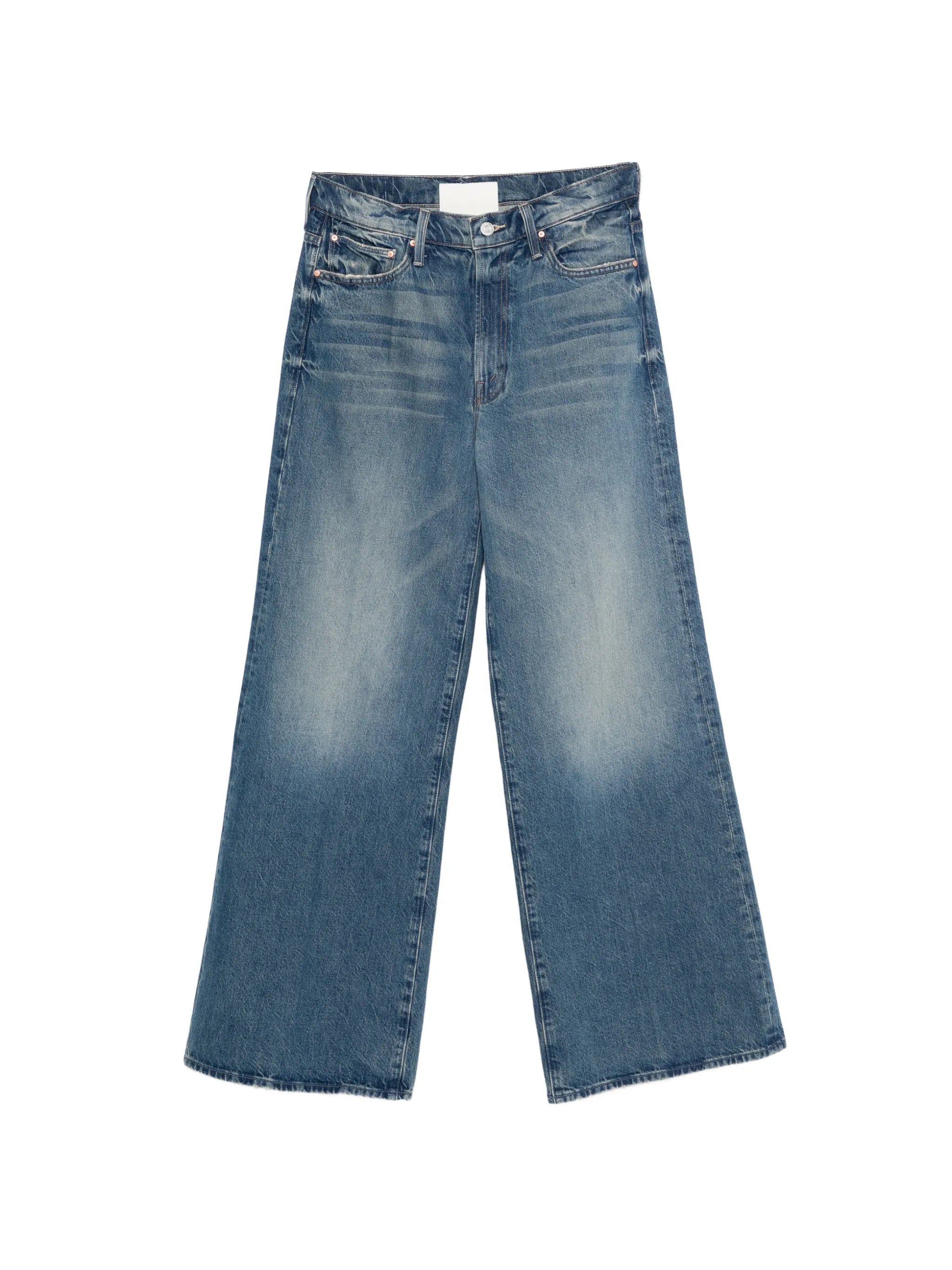 Mother Mother The Ditcher Roller Raw-hem Jeans