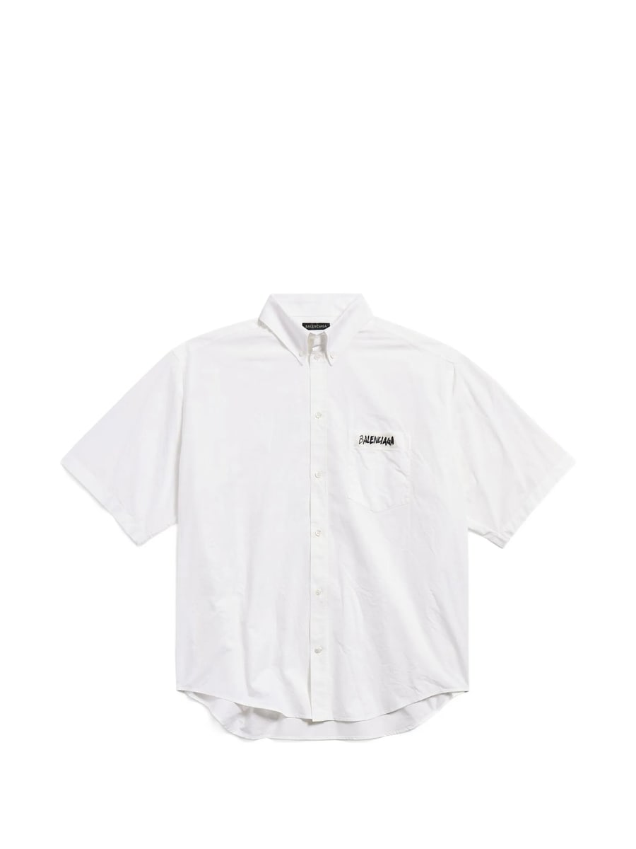 Balenciaga Balenciaga Logo-detail Shirt