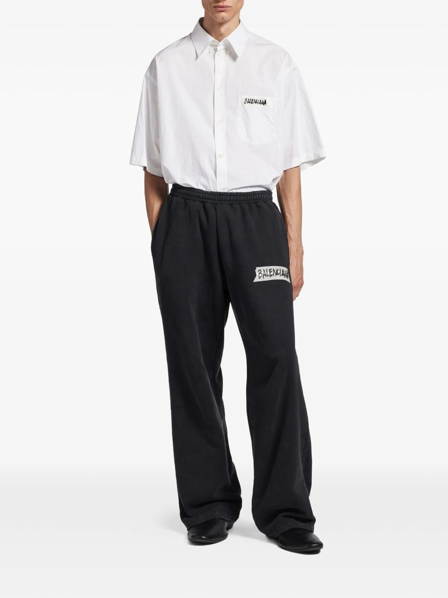 Balenciaga Balenciaga Logo-detail Shirt, view 2