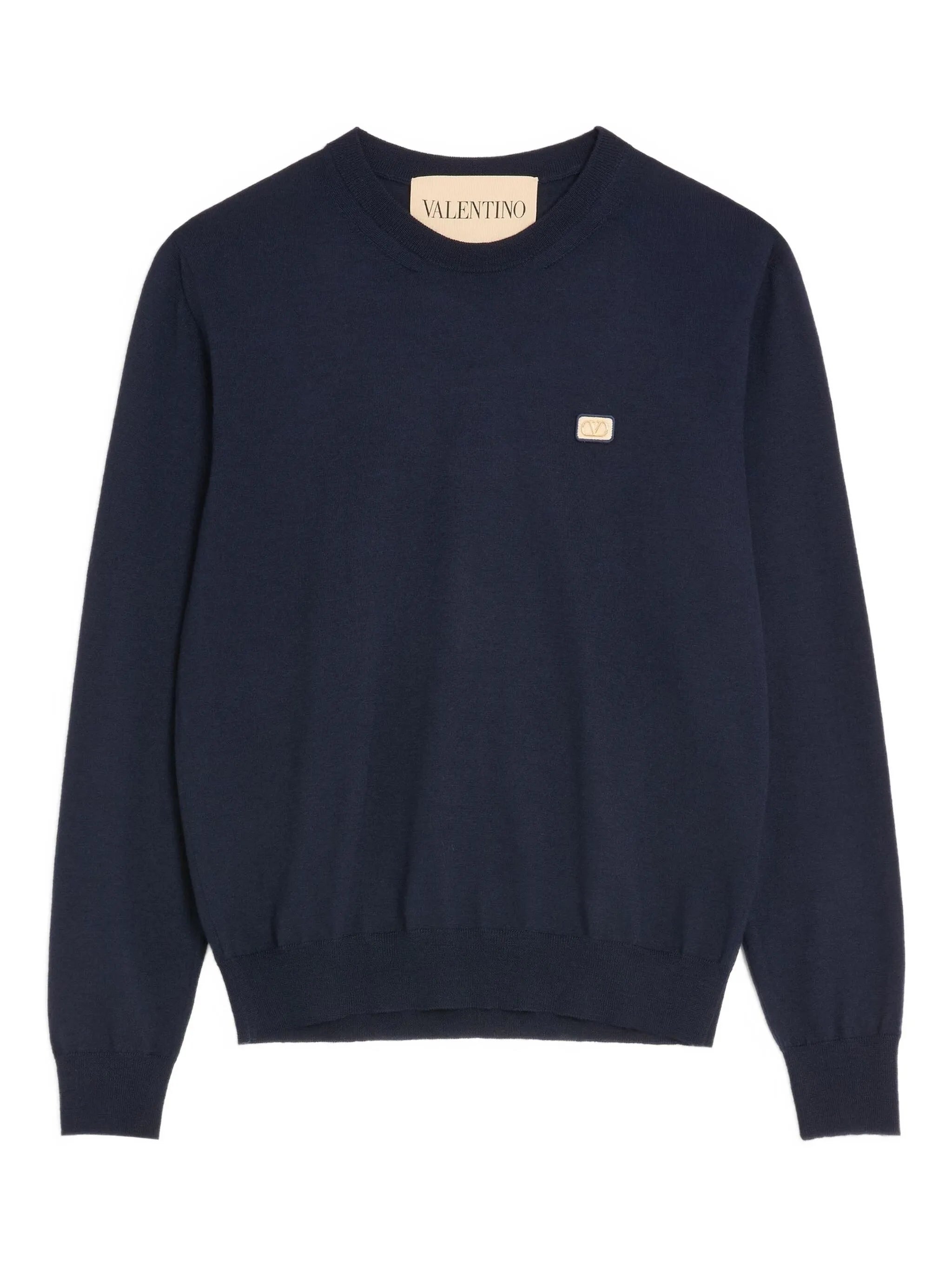 Valentino Valentino VLogo-patch Wool Sweater