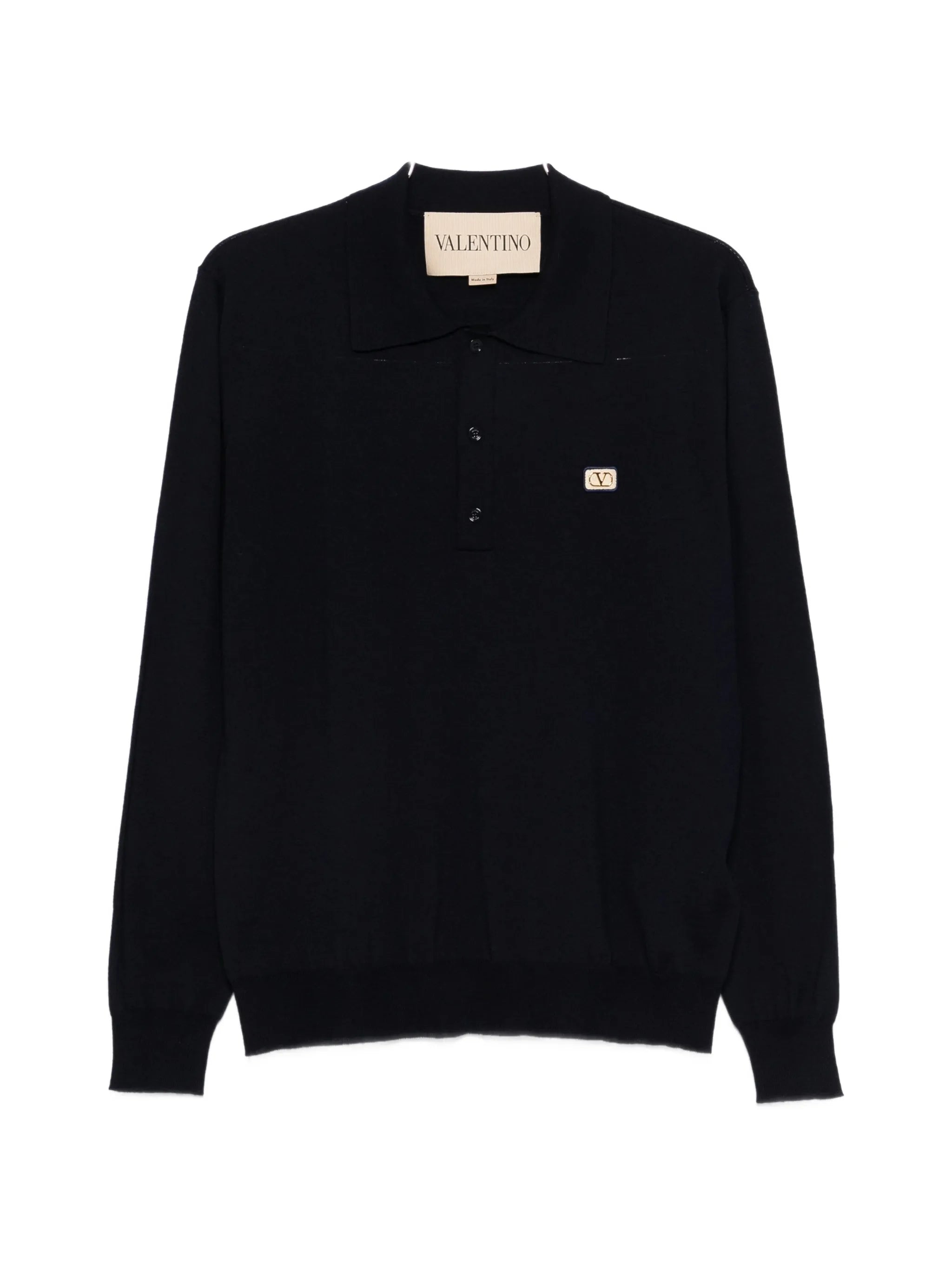 Valentino Valentino Logo-plaque Polo Shirt, view 2