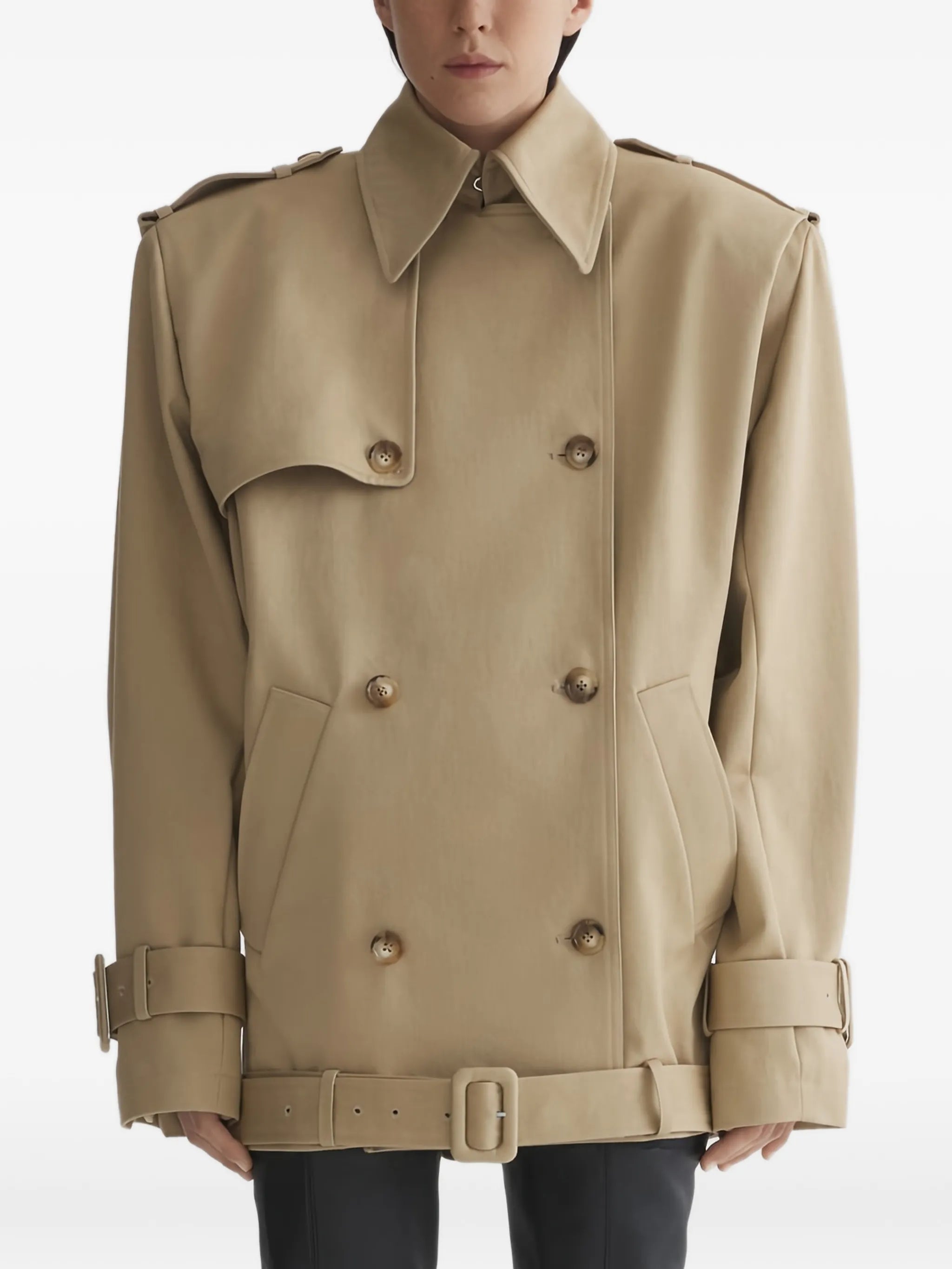 Mugler Mugler Buckle Double-breasted Jacket