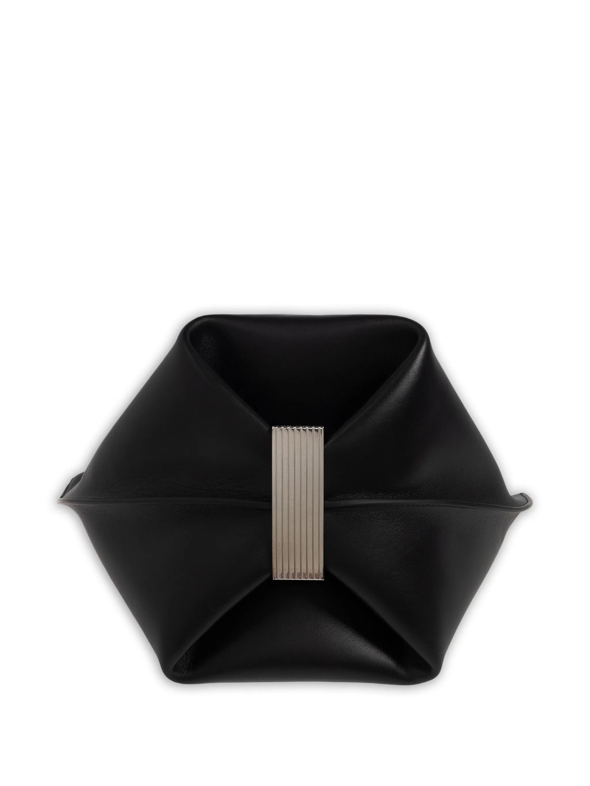 The Attico The Attico La Scoop Leather Shoulder Bag, view 2
