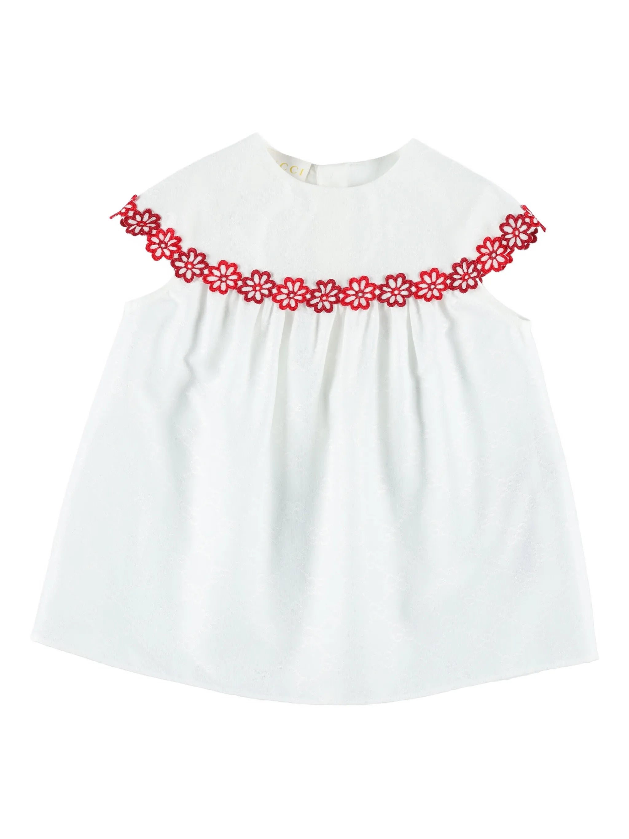Gucci Gucci Floral-trim Dress