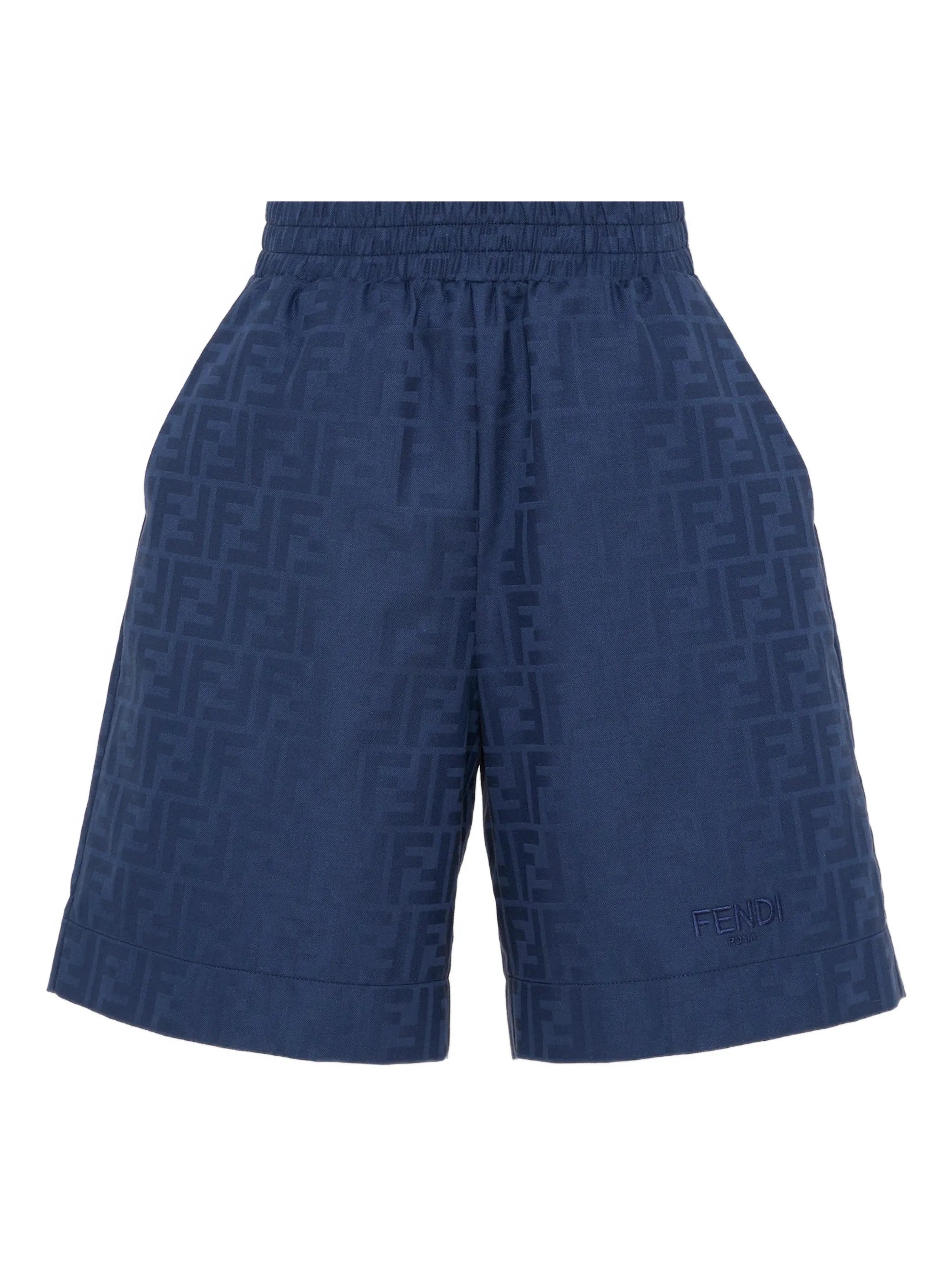 Fendi Fendi Logo-pattern Shorts