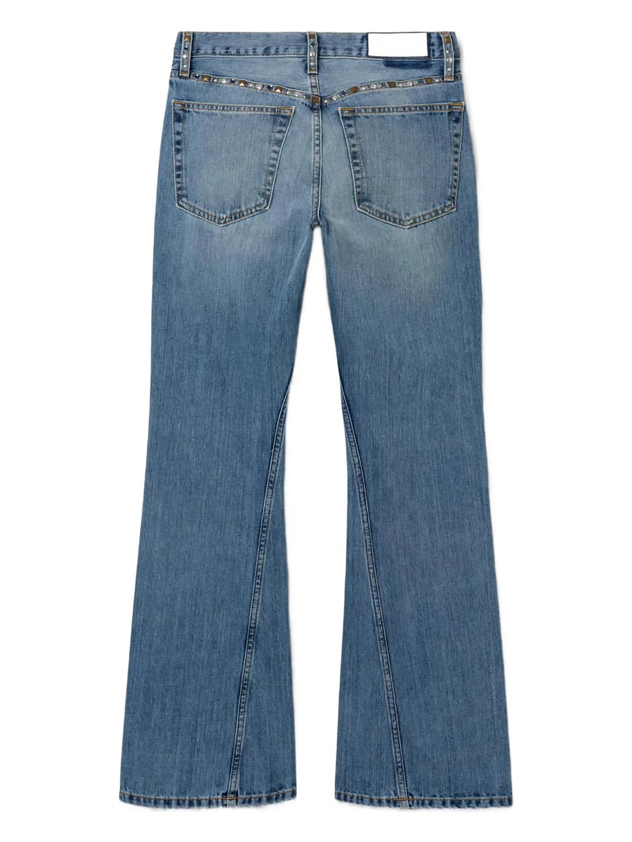 Re/done Re/done Blue Trousers, view 3