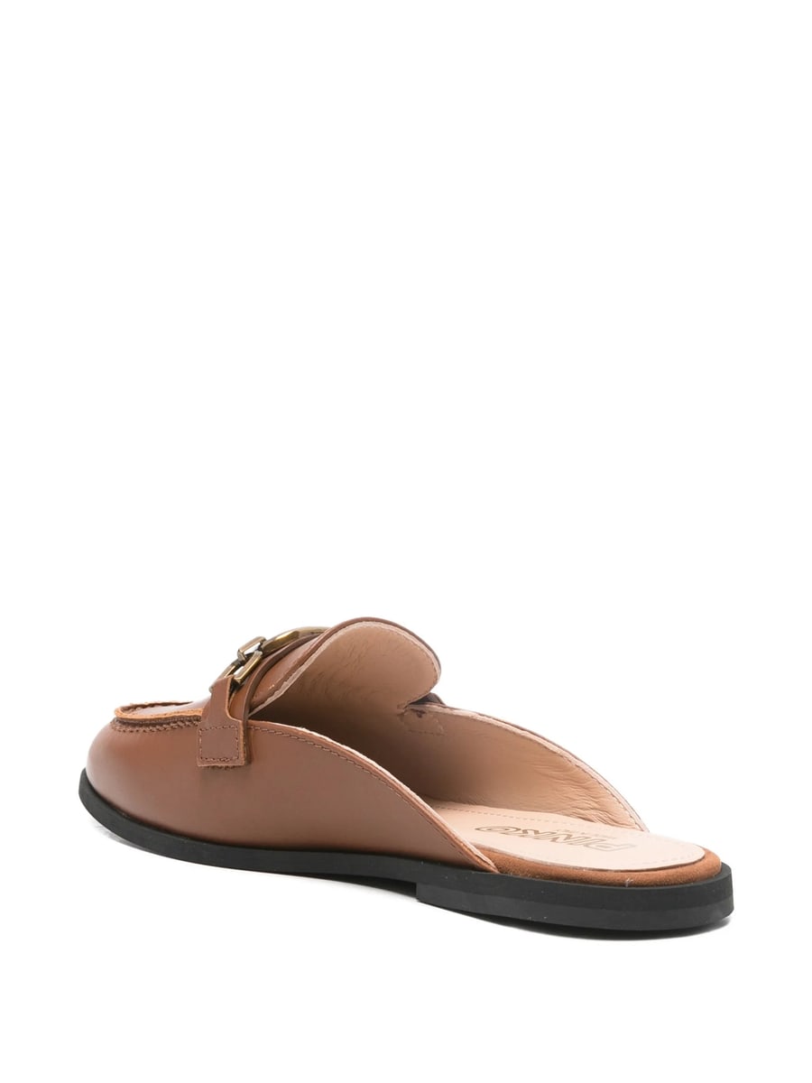 Pinko Pinko Logo-chain Mules, view 2