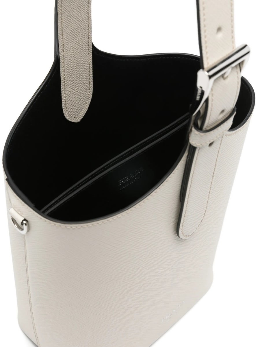 Prada Prada Logo-print Bucket Bag, view 3