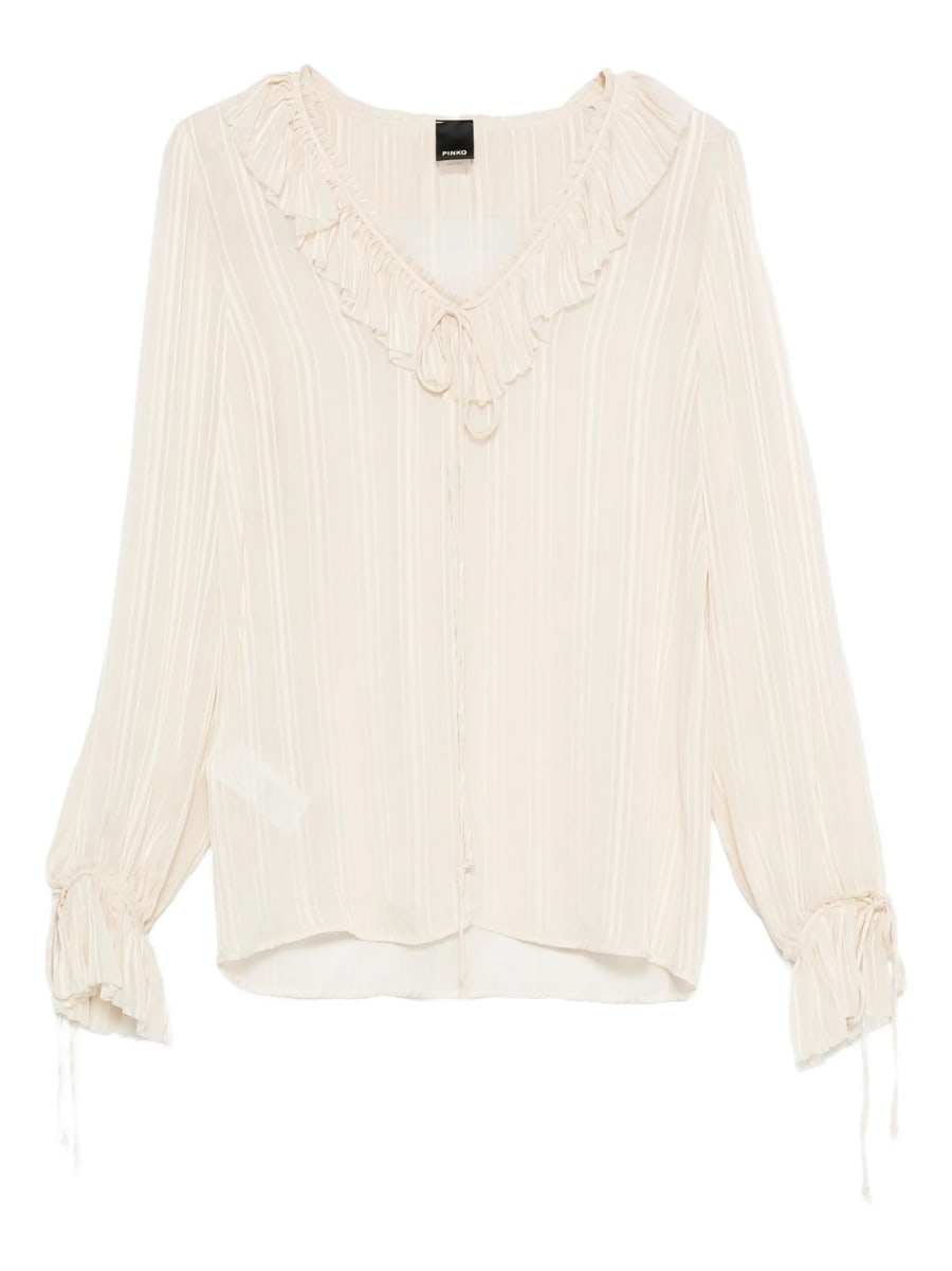 Pinko Pinko Biddy Ruffled Blouse