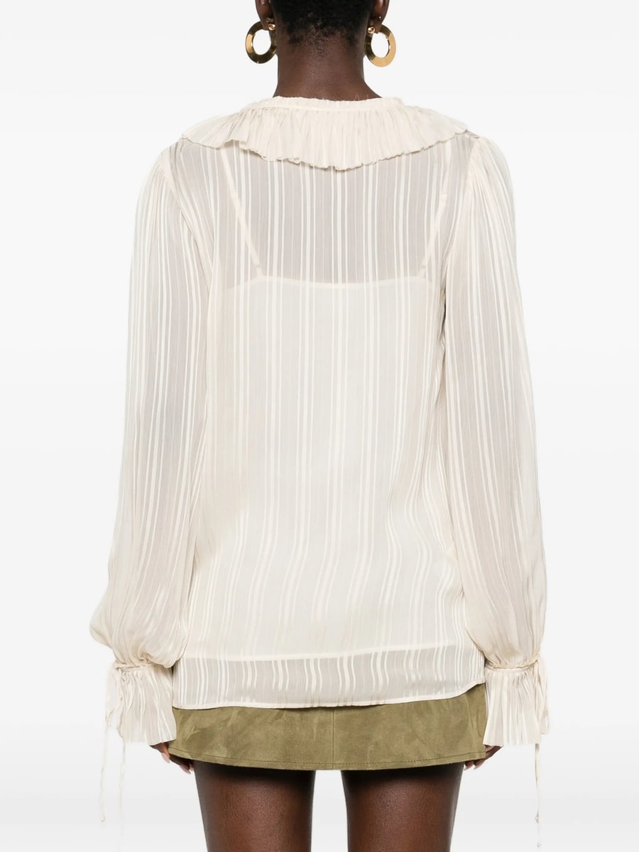 Pinko Pinko Biddy Ruffled Blouse, view 3