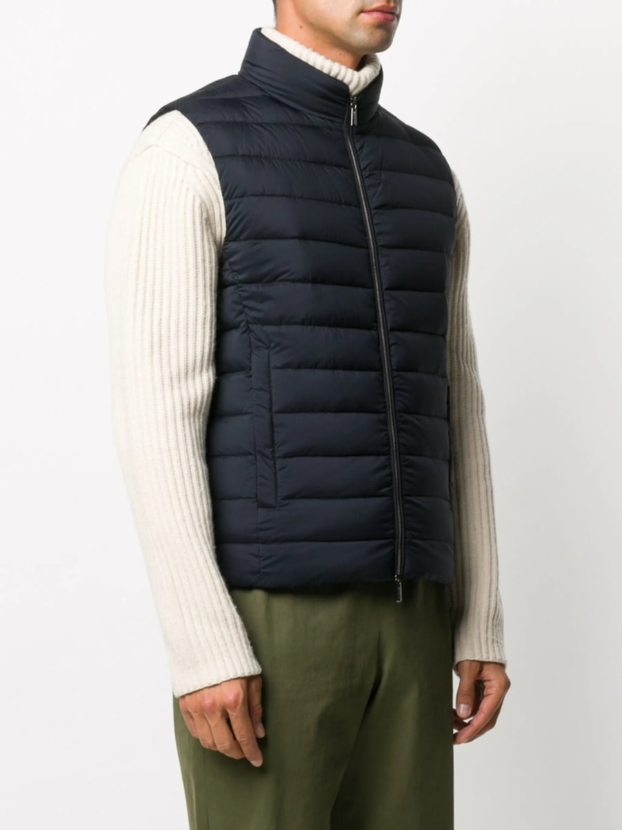 Moorer Moorer Padded Zip-up Gilet, view 4