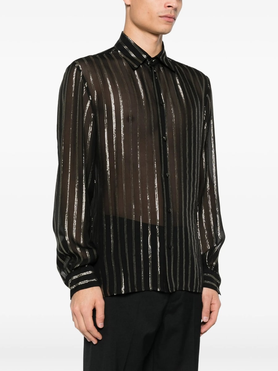 Valentino Valentino Striped-pattern Shirt, view 3